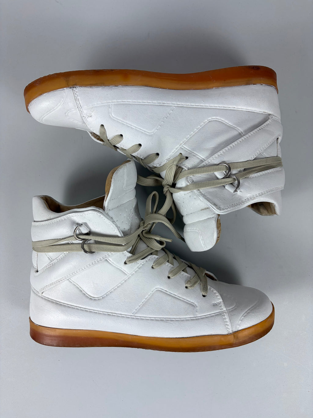 2012 Maison Margiela X H&M high tops - eu 40 - white