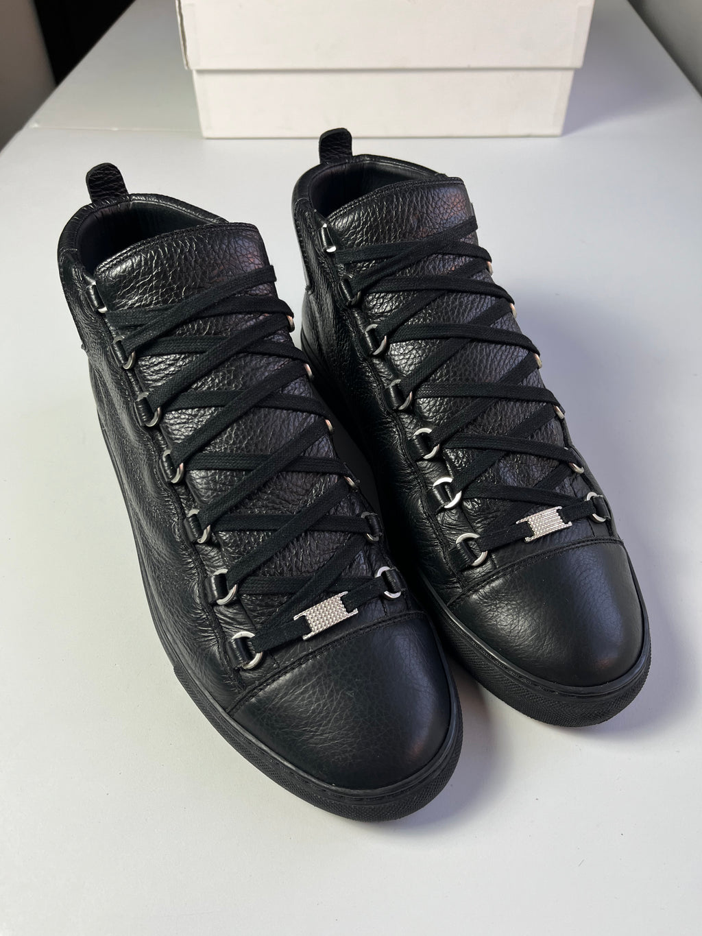 Balenciaga arena high tops - eu 45 - black