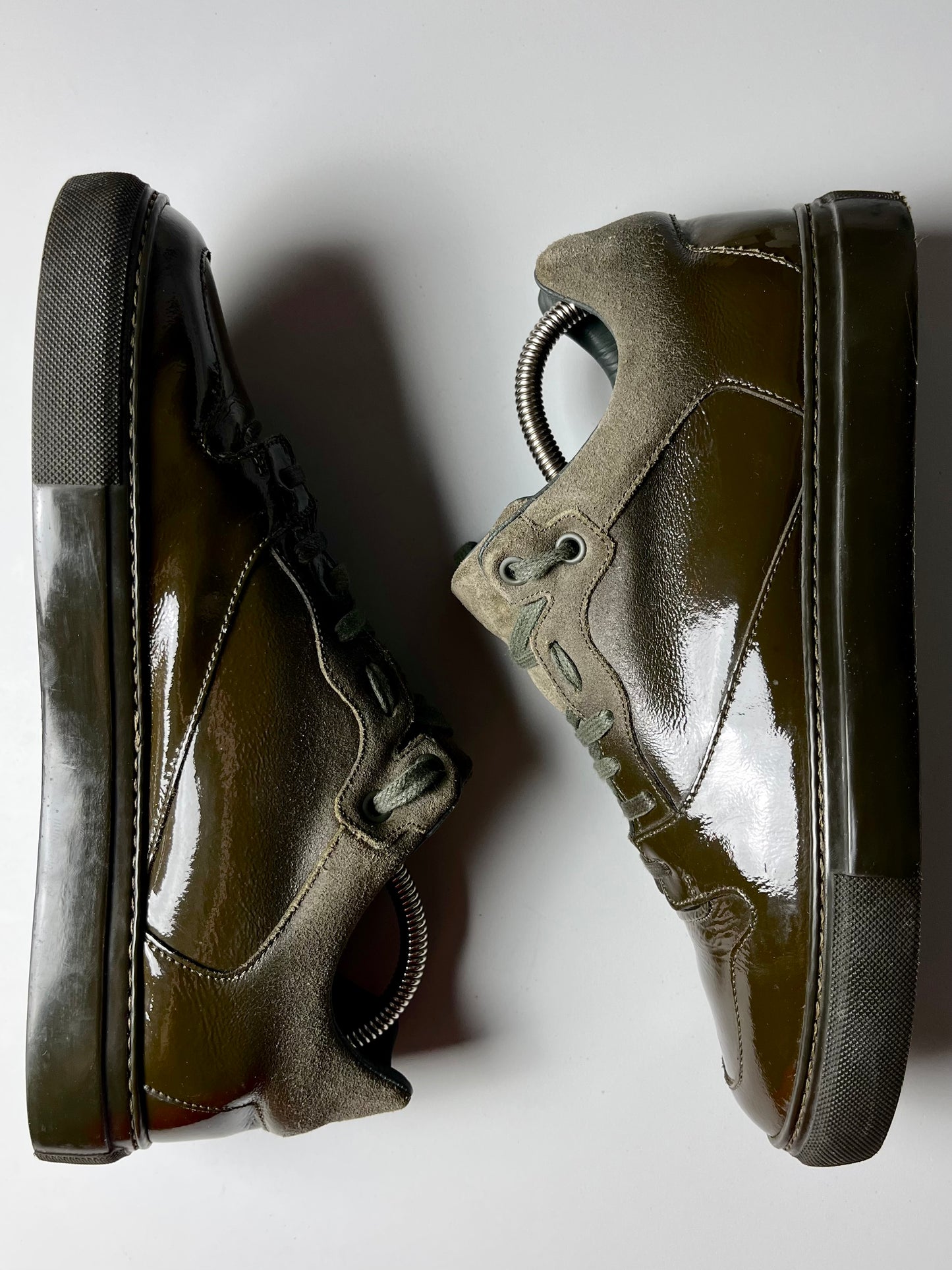 Balenciaga low Dipped Suede Leather - EU 40 - olive green