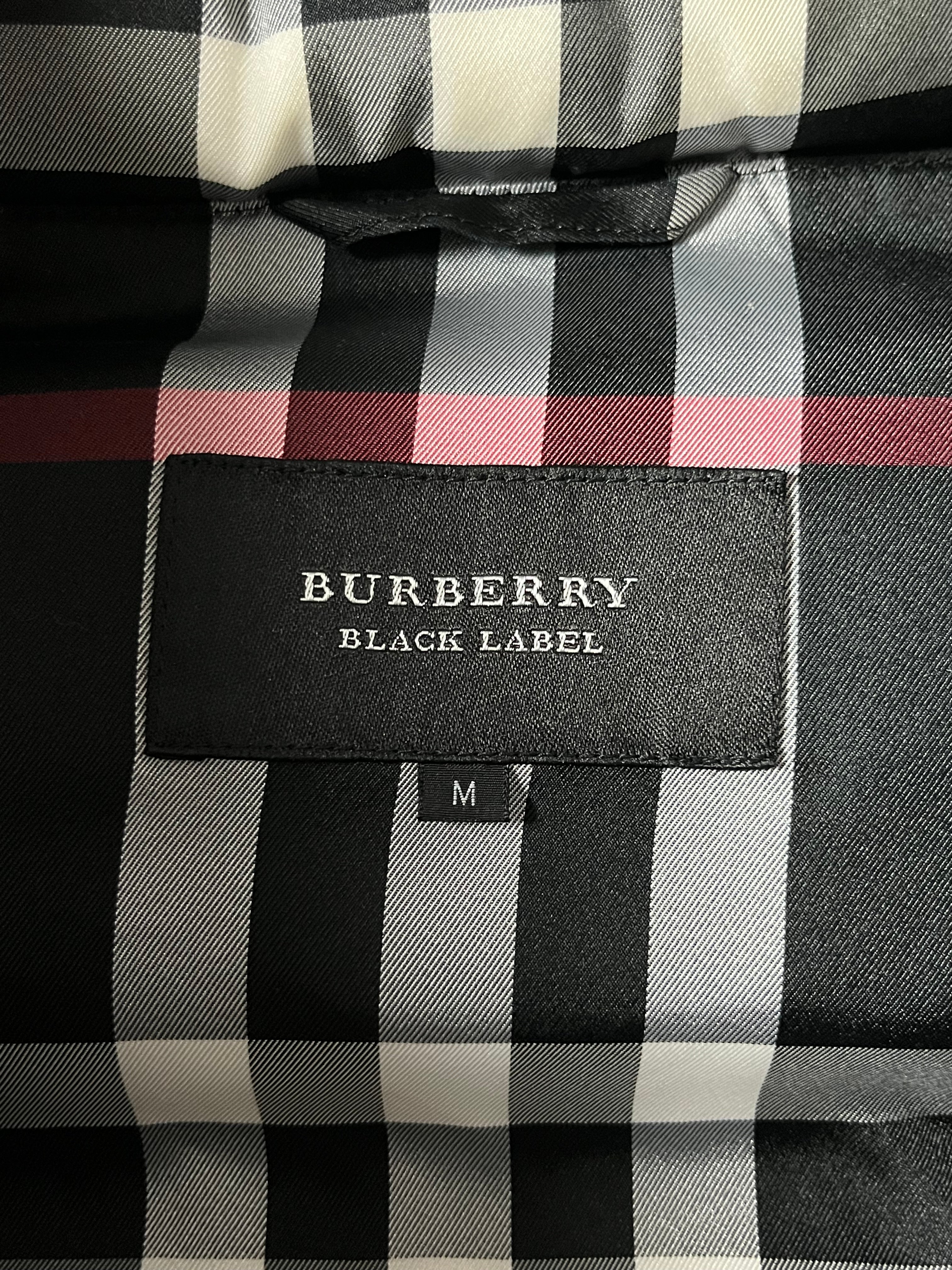 00’s BURBERRY made in Japan real fur down jacket (S/M) - black
