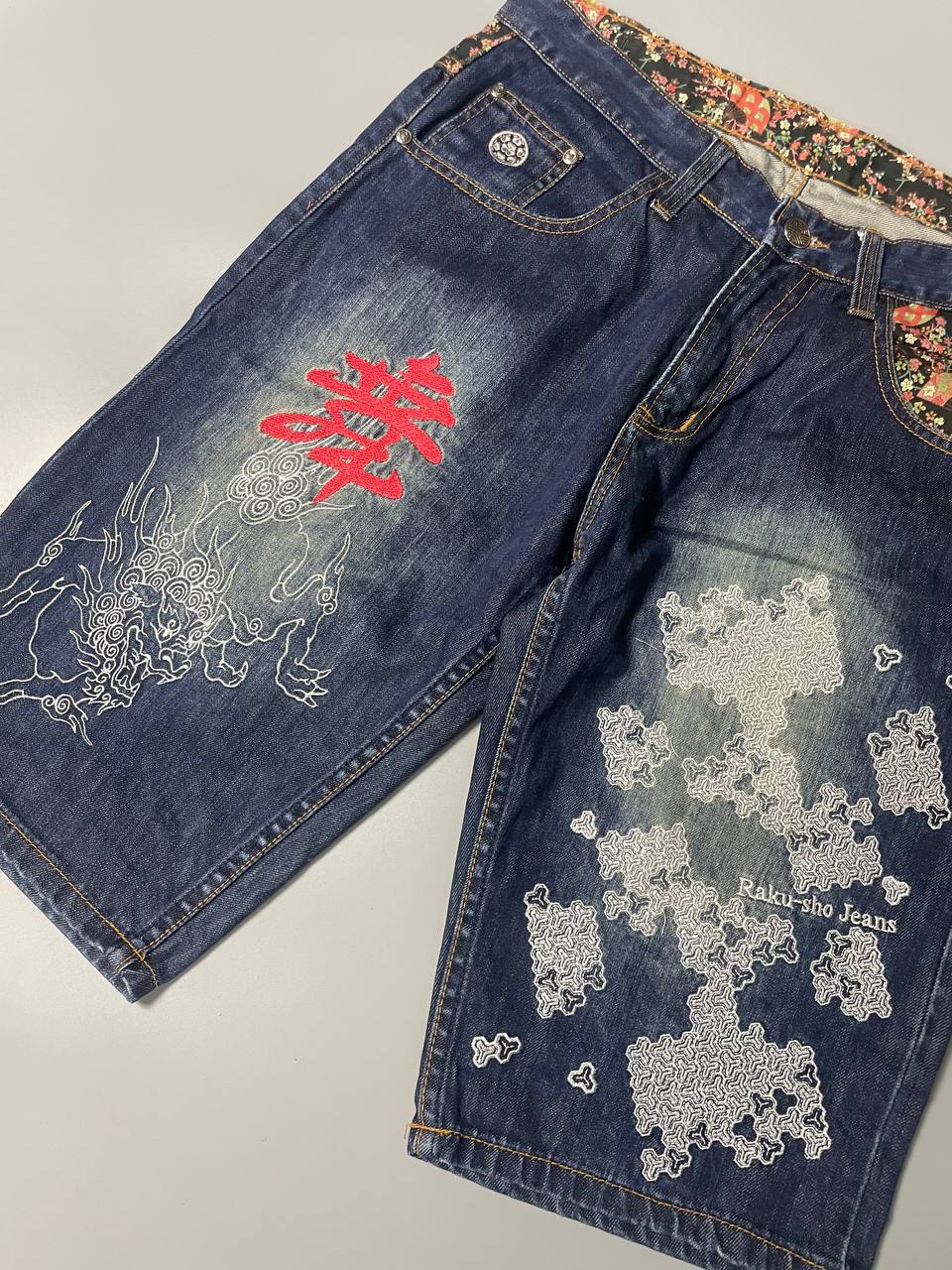 JAPANESE EMBROIDERED JORTS (34)