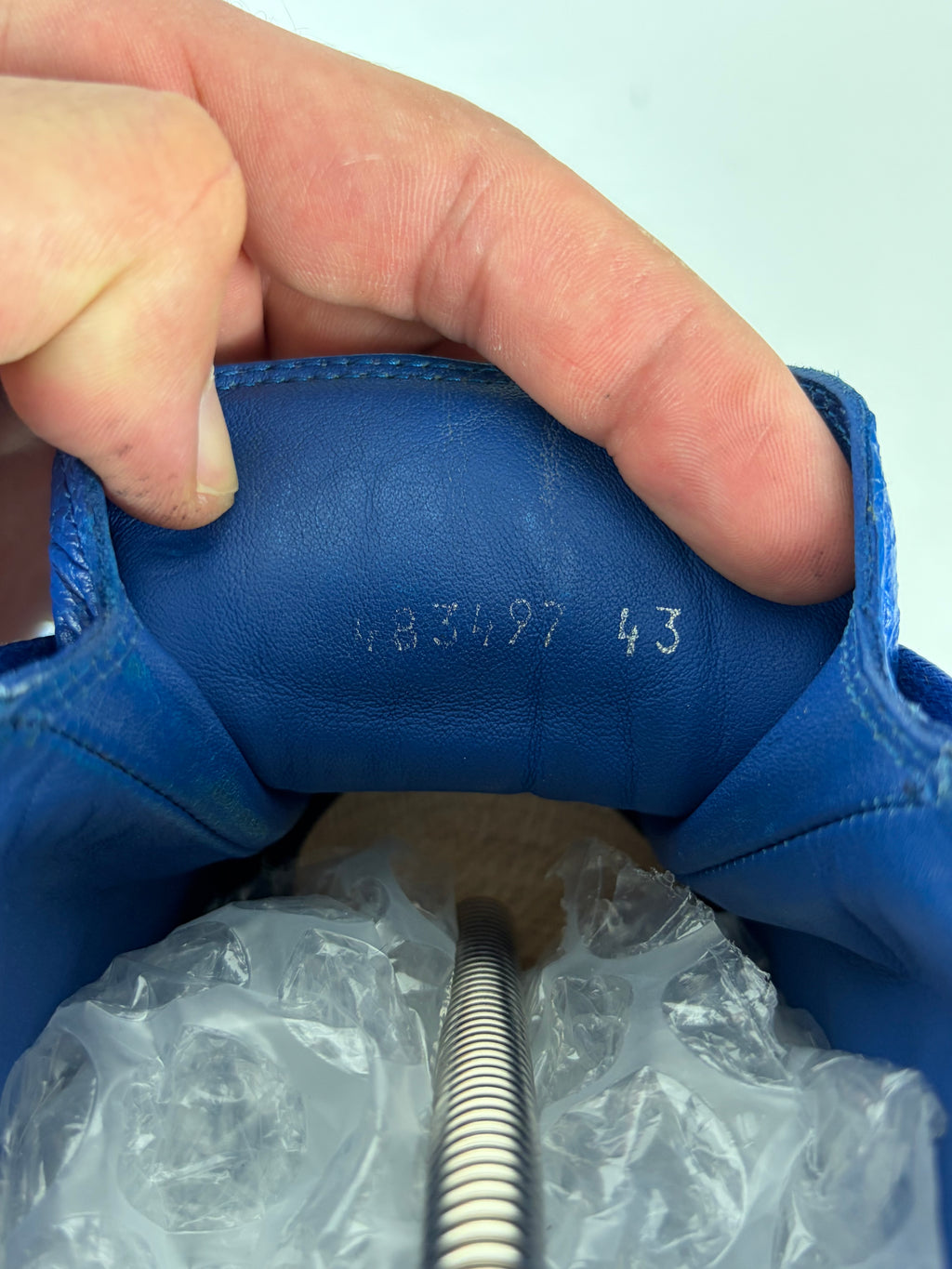 Balenciaga arena high tops - eu43/us10 - blue