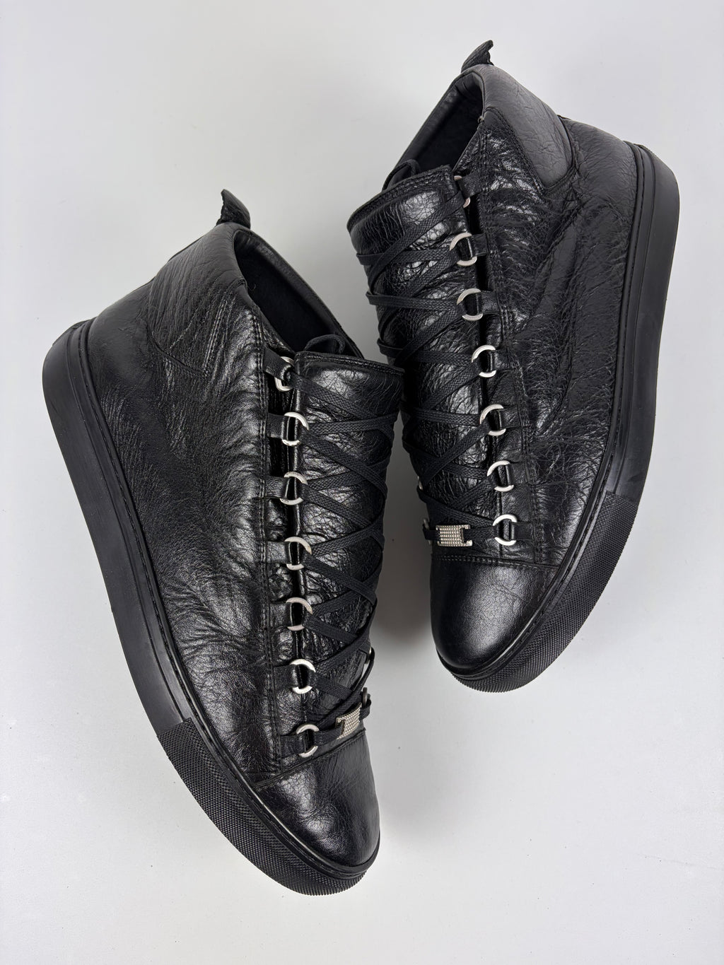 Balenciaga arena high tops - eu44/us11 - black