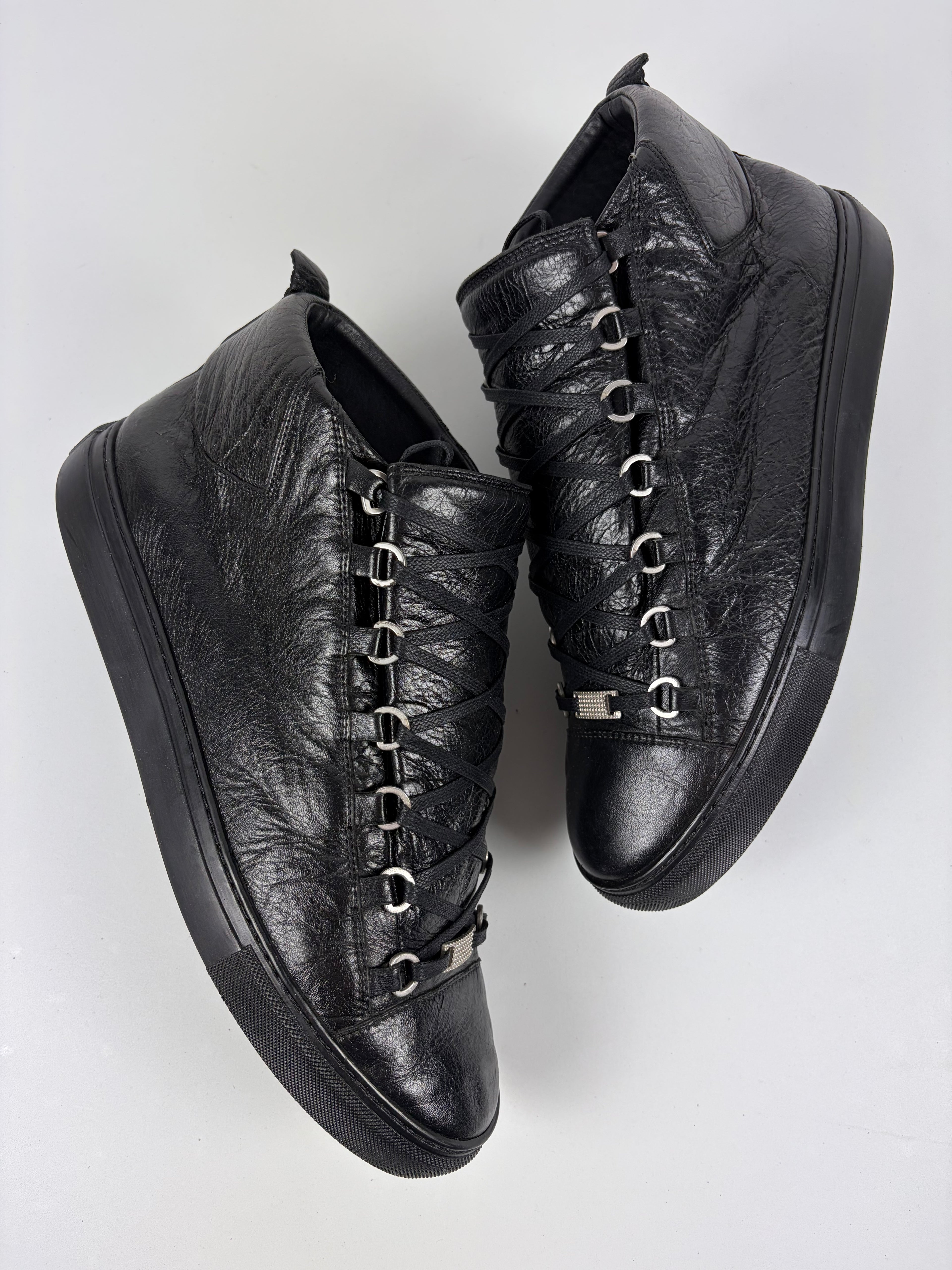 Balenciaga arena high tops - eu44/us11 - black