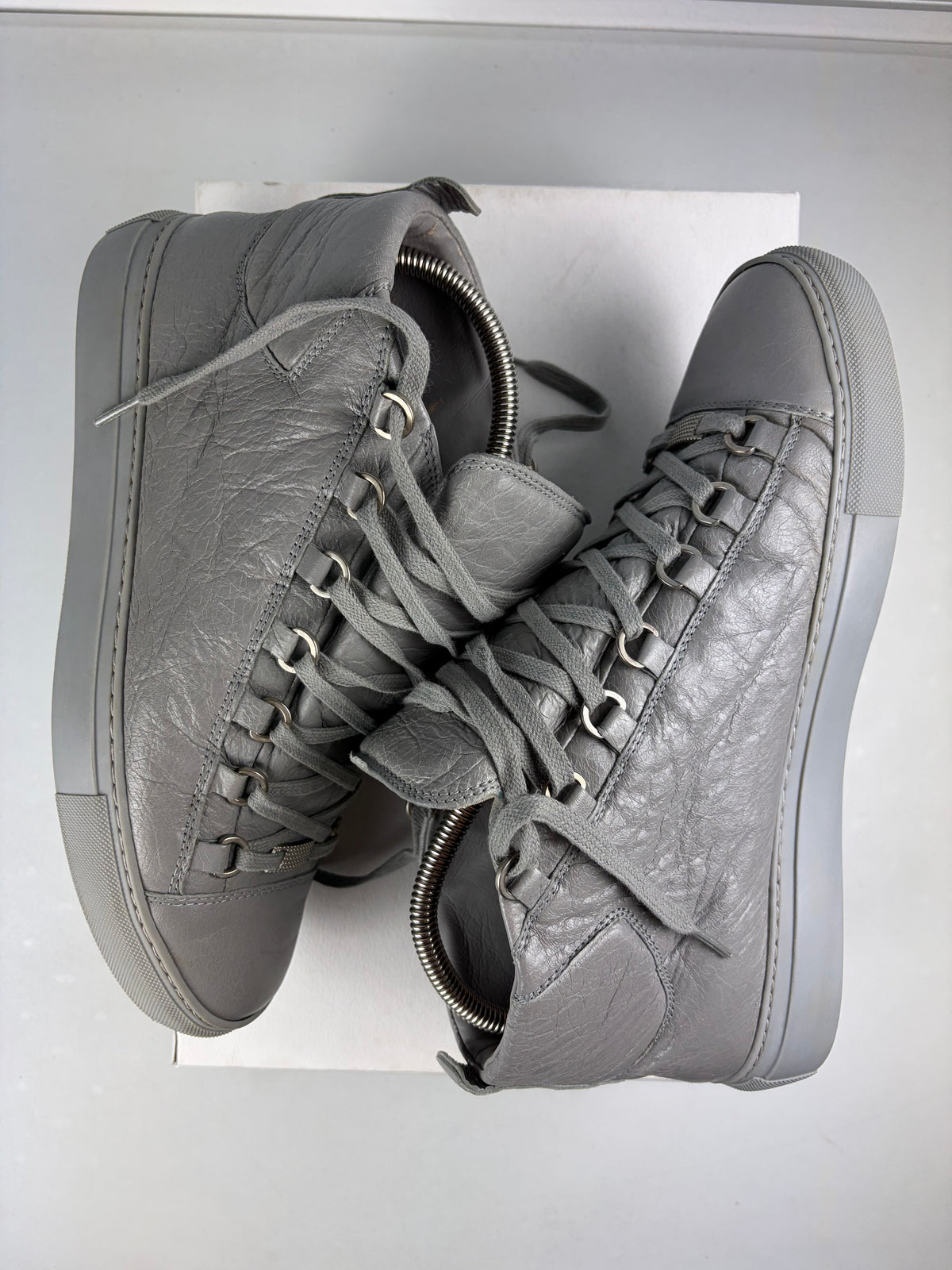 Balenciaga arena high tops - eu 41 / us 8 / uk 7 - grey