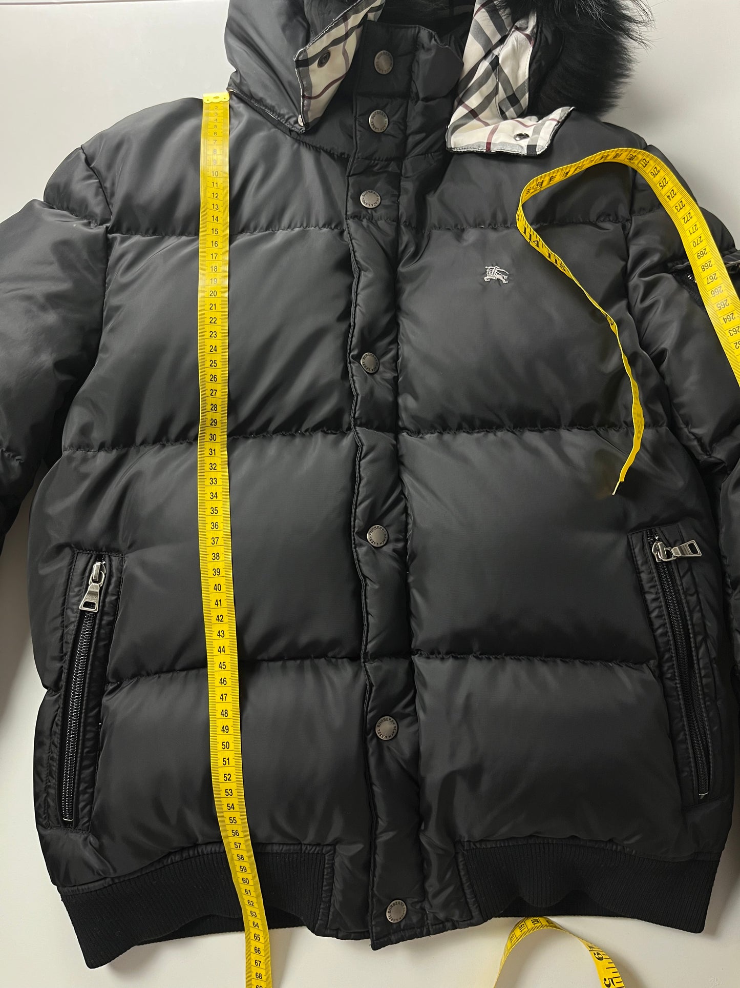 00’s BURBERRY made in Japan real down jacket (S/M) - black