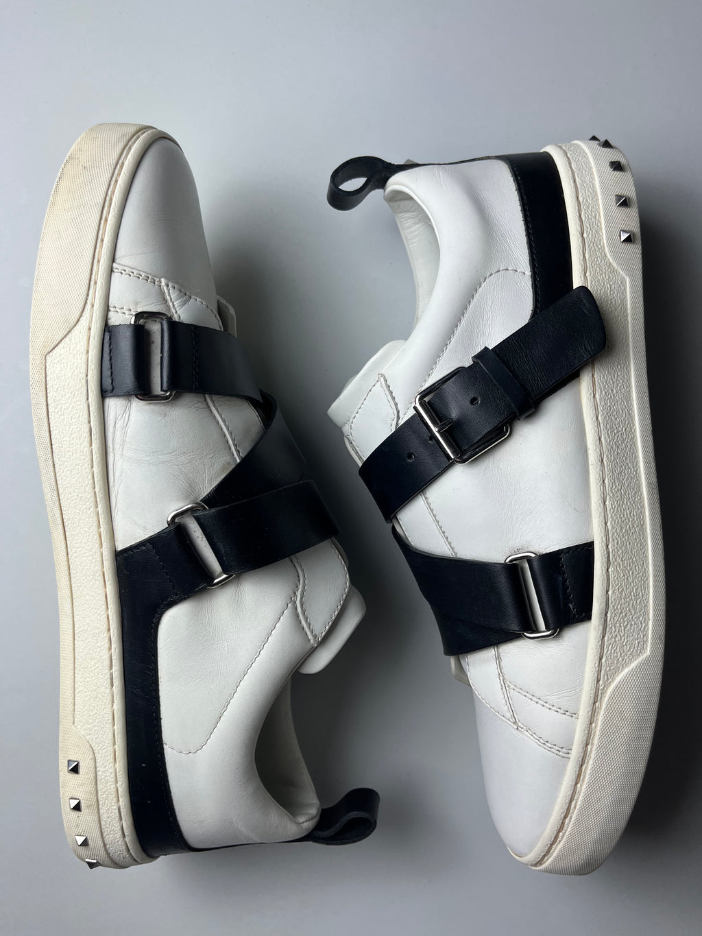 Valentino Garavani low buckle strap - Eu 43 - white