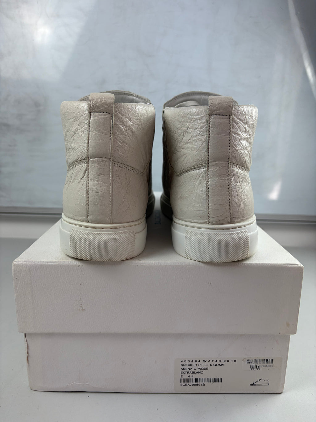 Balenciaga arena high tops - eu 44 / us 11 - white