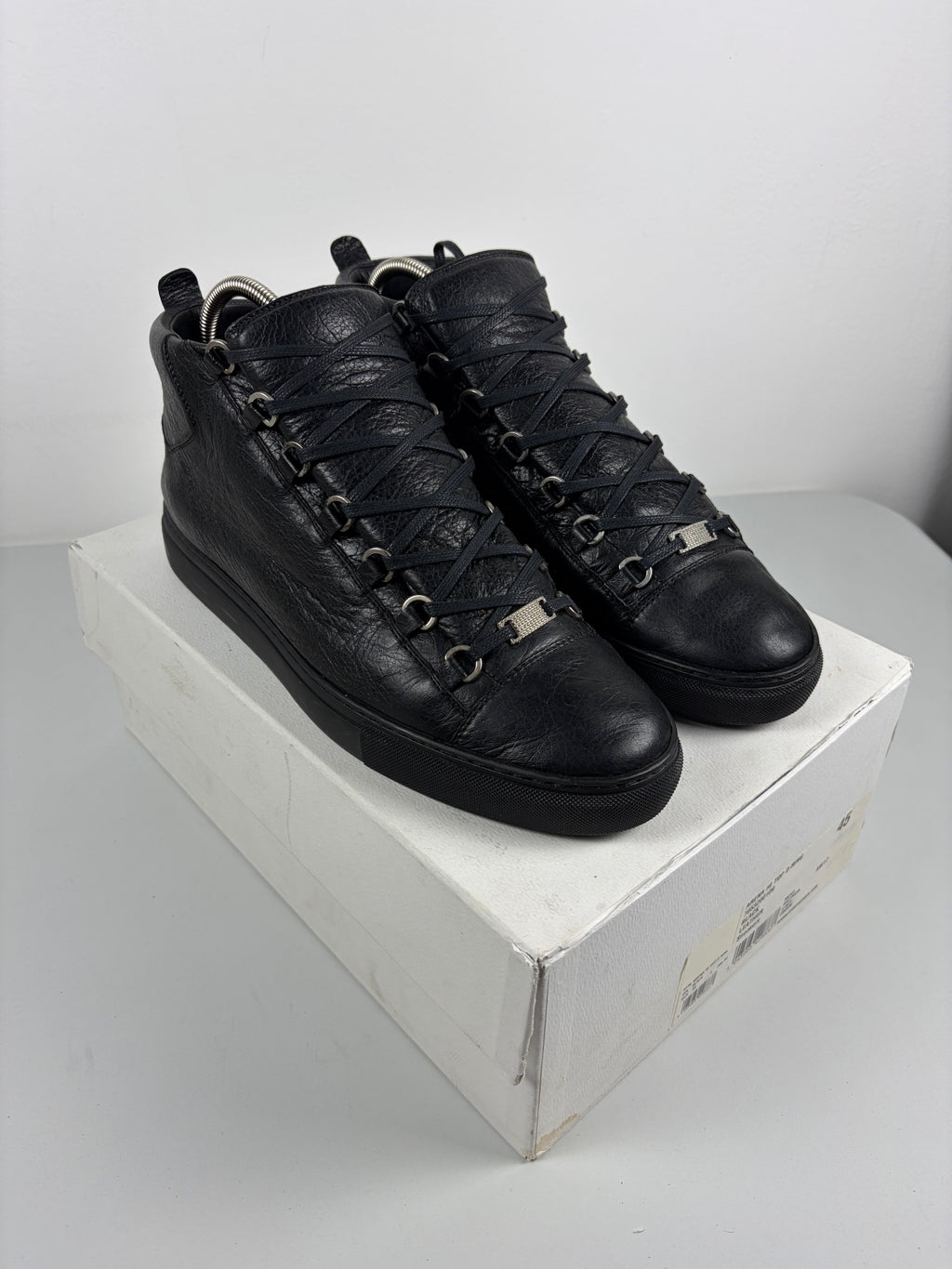 Balenciaga arena high tops - eu 45 / us 12 - black