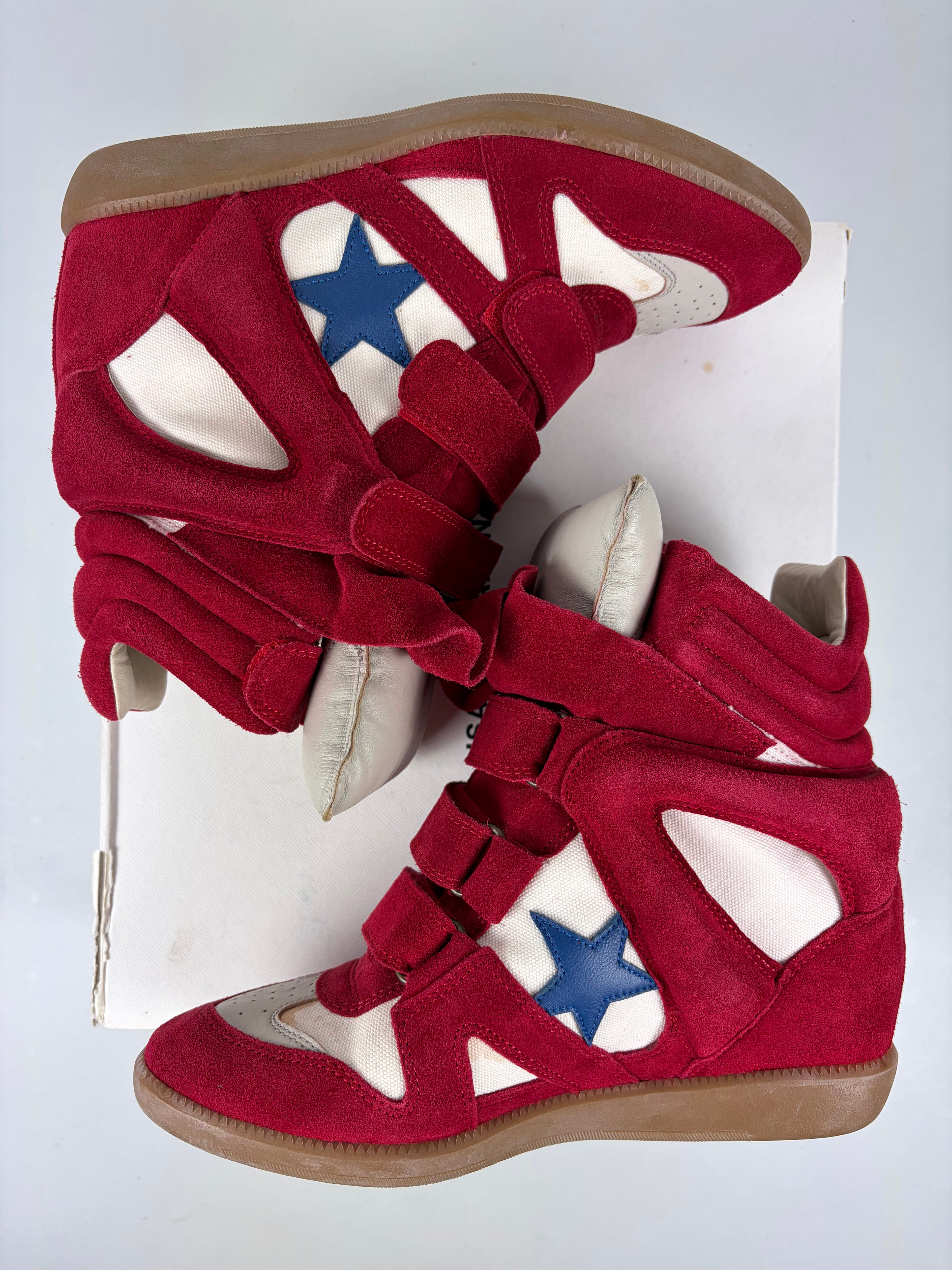 ISABEL MARANT
Bekett ‘Star’ wedge sneakers - eu 40 - brand new
