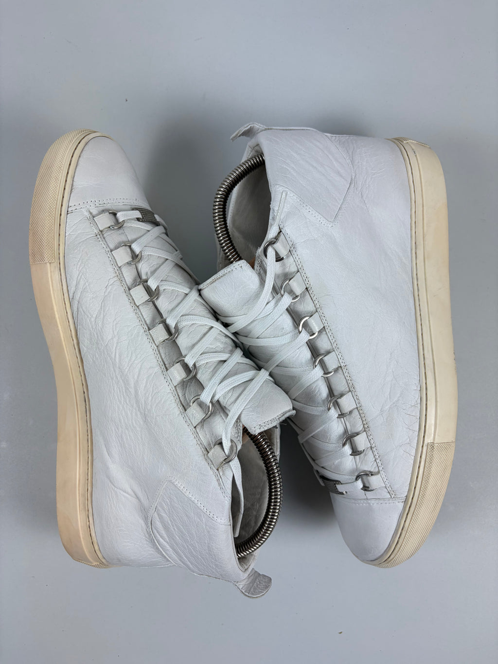 Balenciaga arena high tops - eu43 / us 10 - white