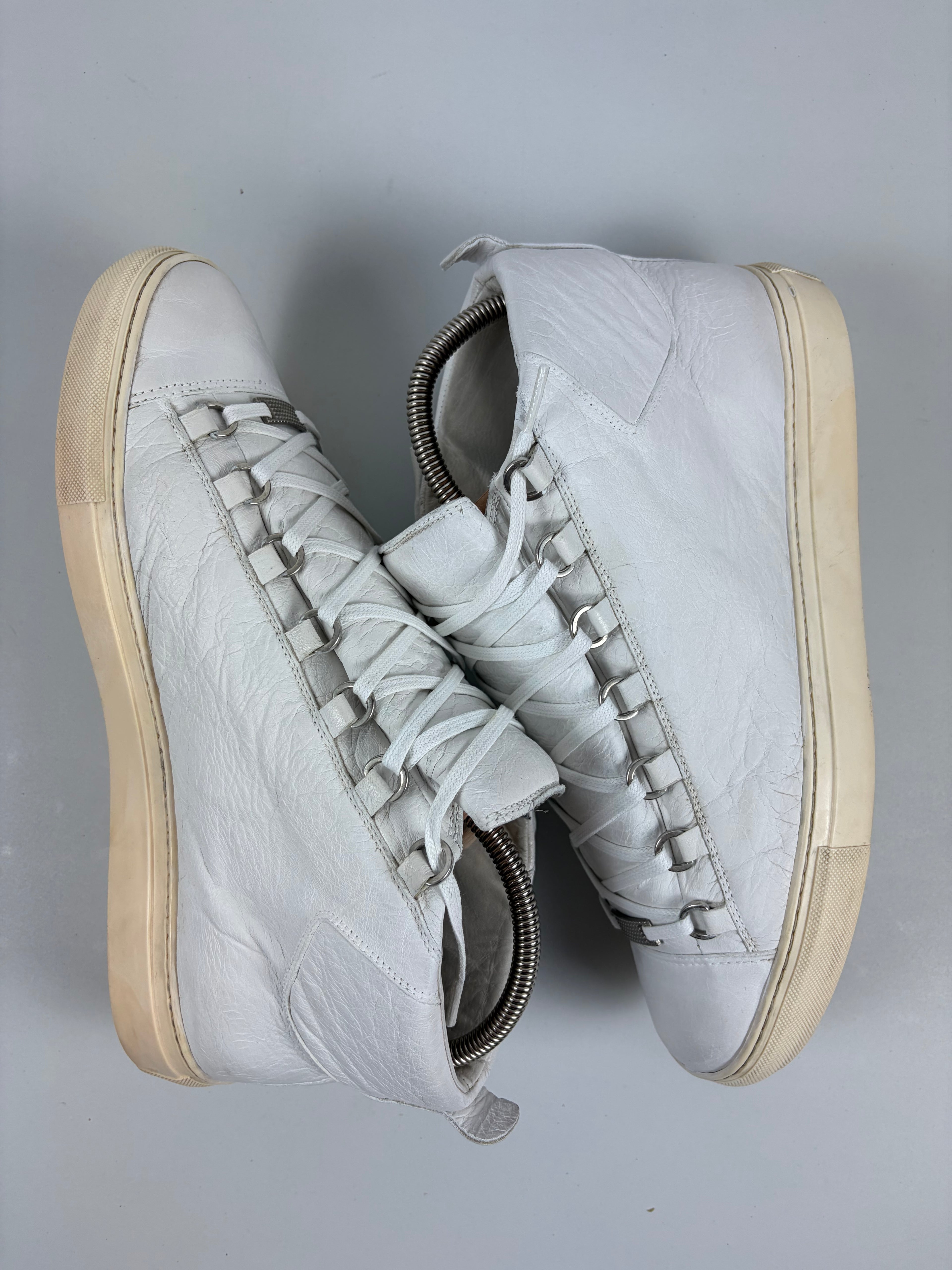 Balenciaga arena high tops - eu43 / us 10 - white