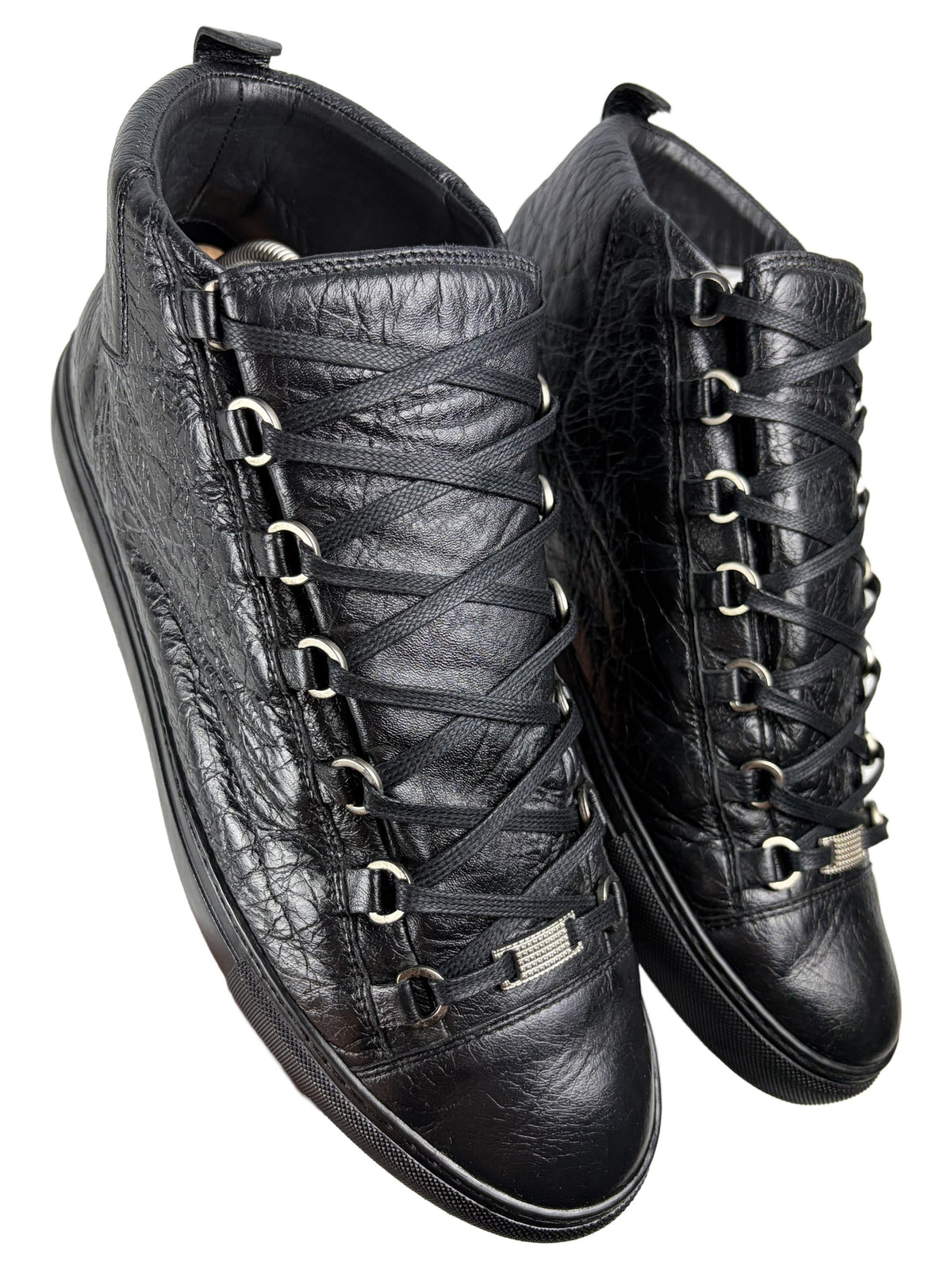 Balenciaga arena high tops - eu 43 / us 10 / uk 9.5 - black