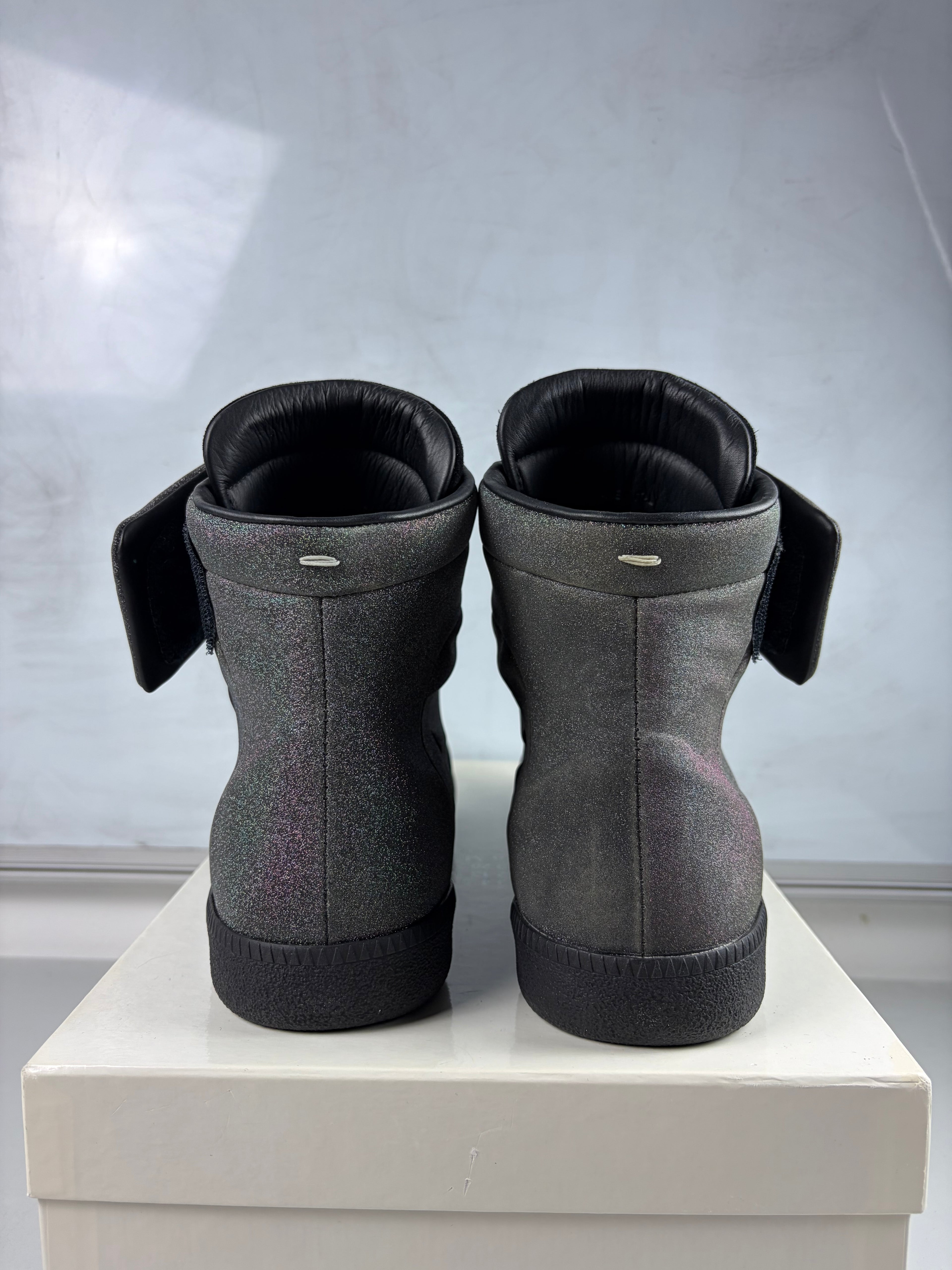 Maison Margiela Future ‘Grey Glitter’ high tops - eu 41 / us 8 - DEADSTOCK