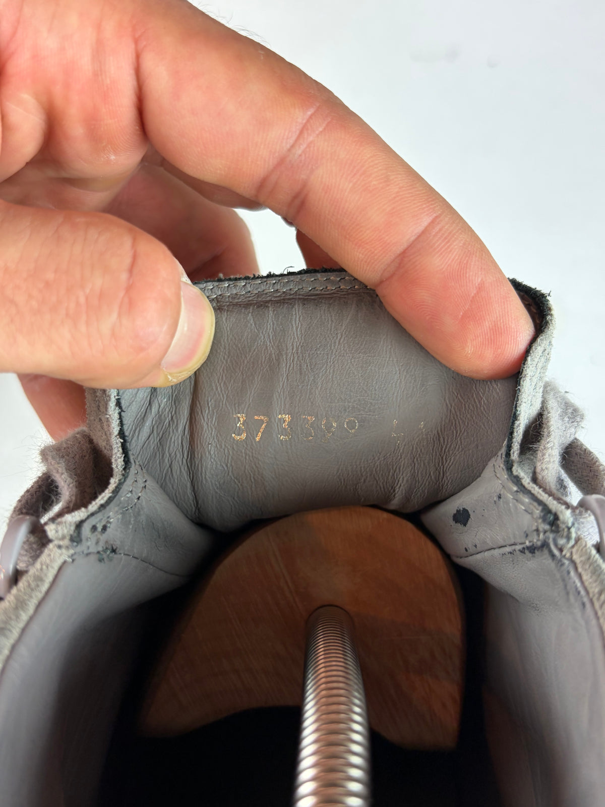 Balenciaga arena high tops ‘Grey Gradient’ - eu 41 / us 8 / uk 7 - dark grey