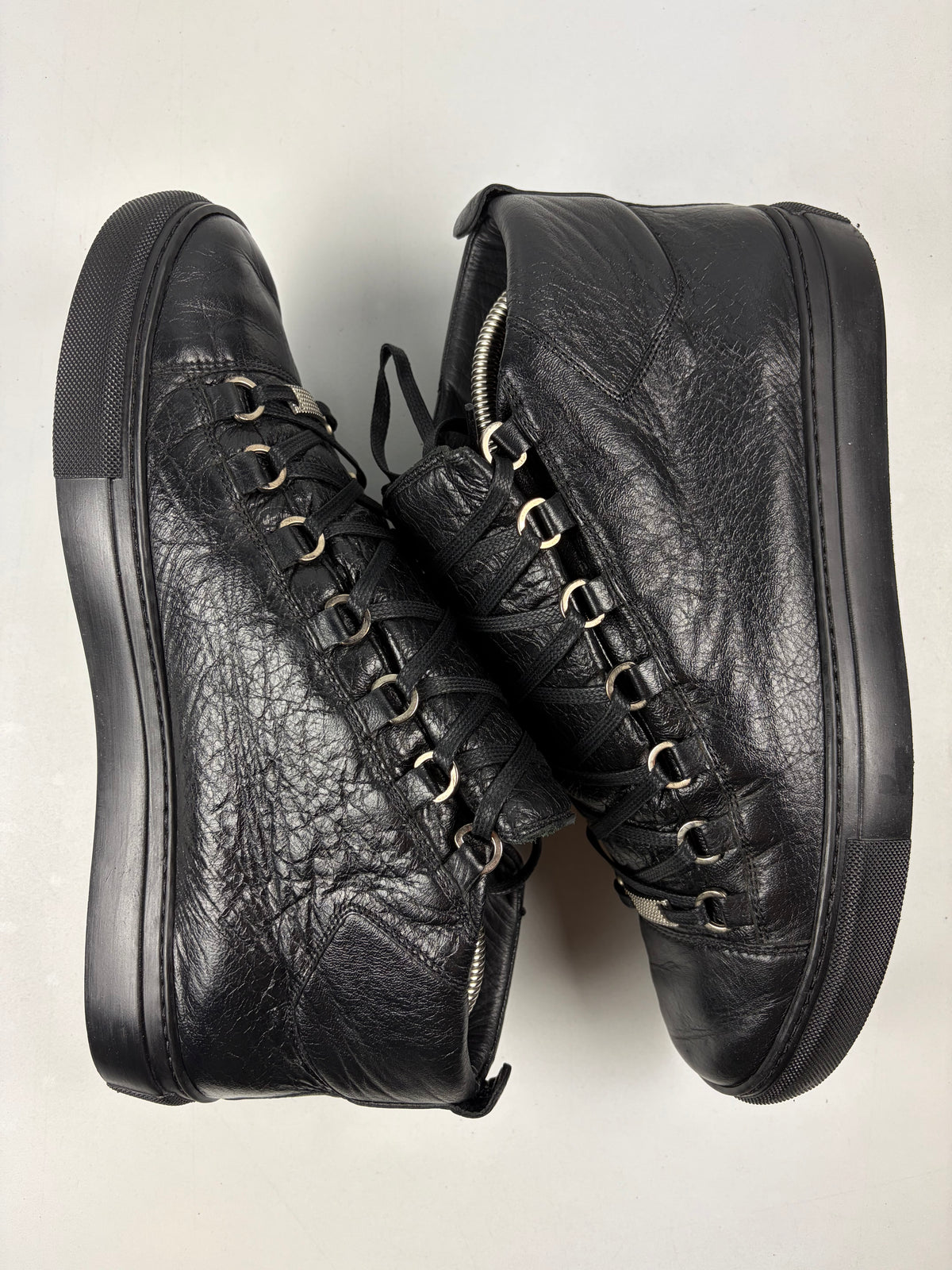 Balenciaga arena high tops - eu 42 / us 9 / uk 8 - black