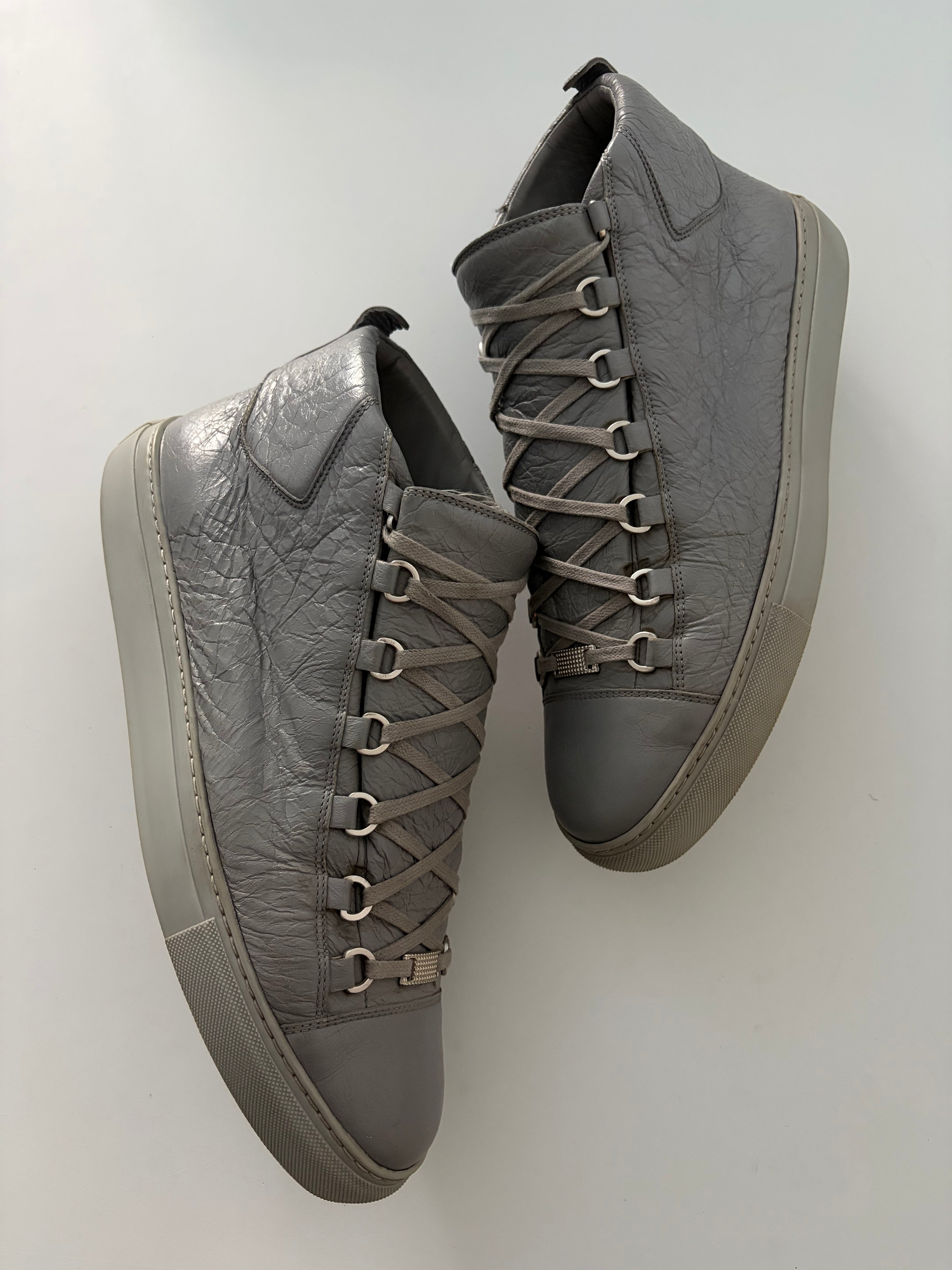 Balenciaga arena high tops - eu 44 - grey