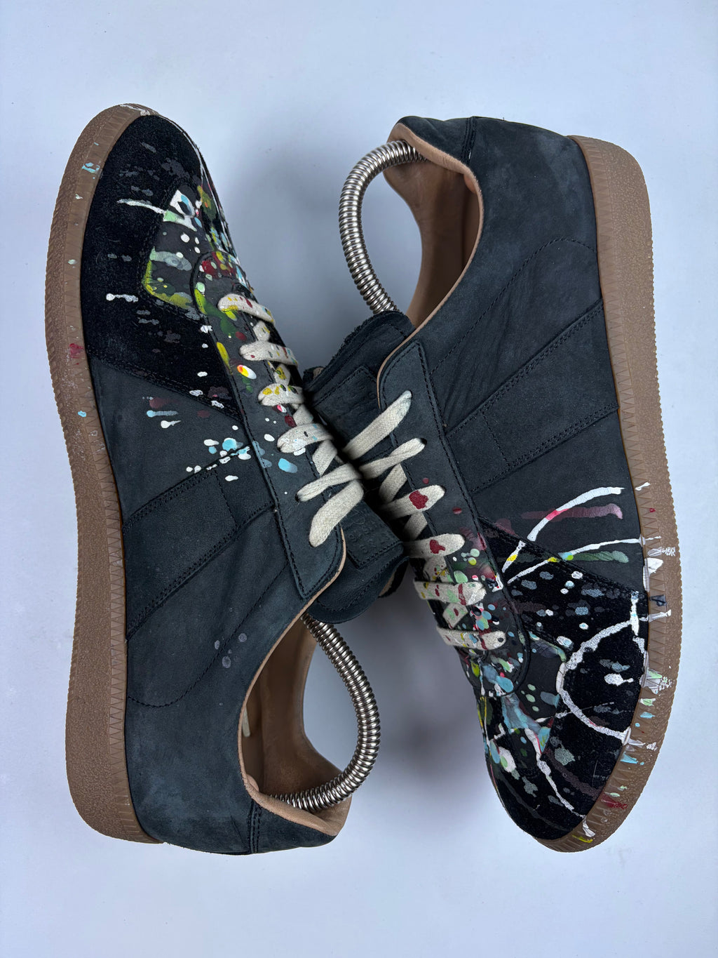 Maison Margiela Replica ‘Black Paintsplatter’ - eu 42 / us 9