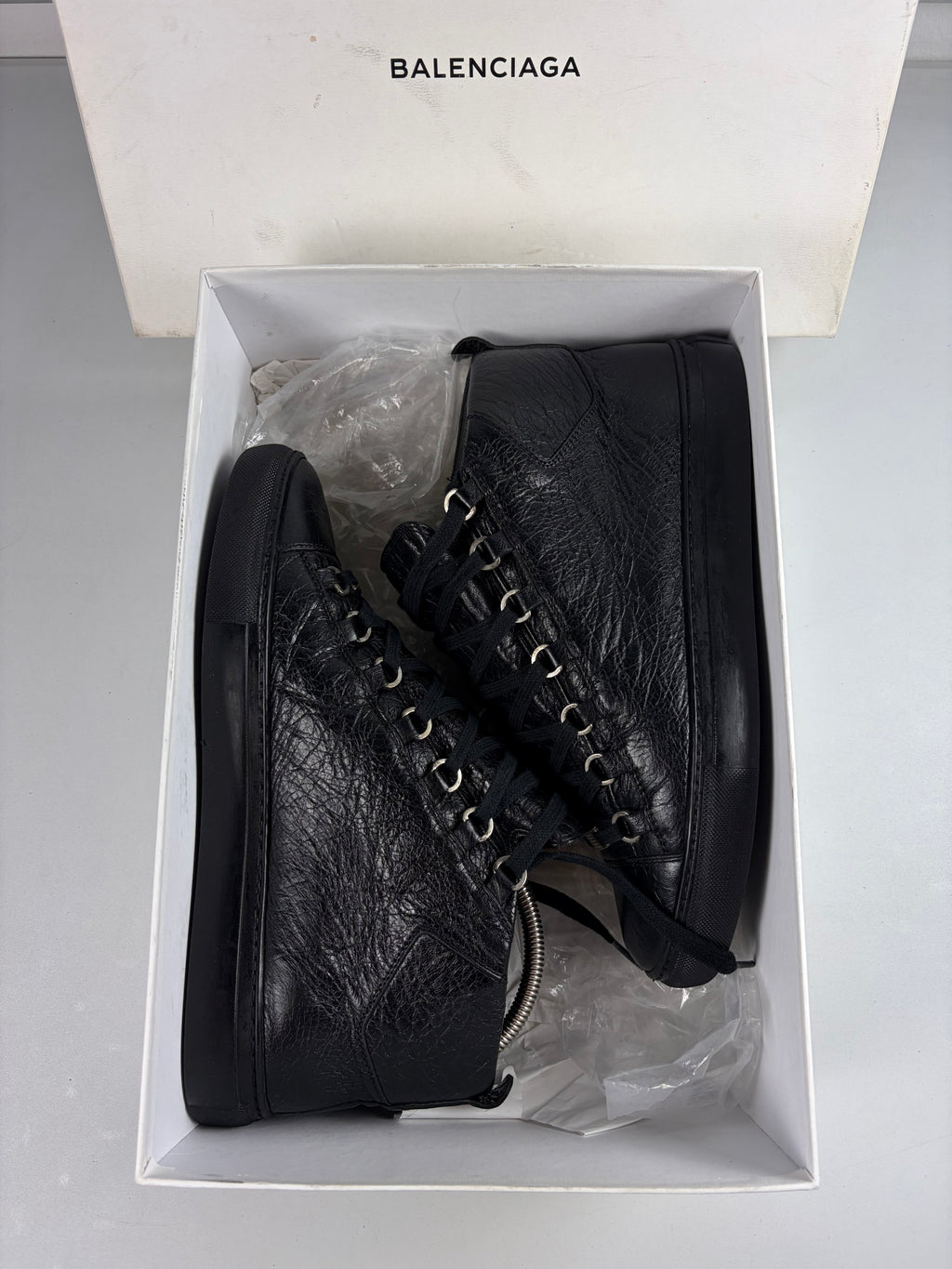 Balenciaga arena high tops - eu 42 / us 9 - black