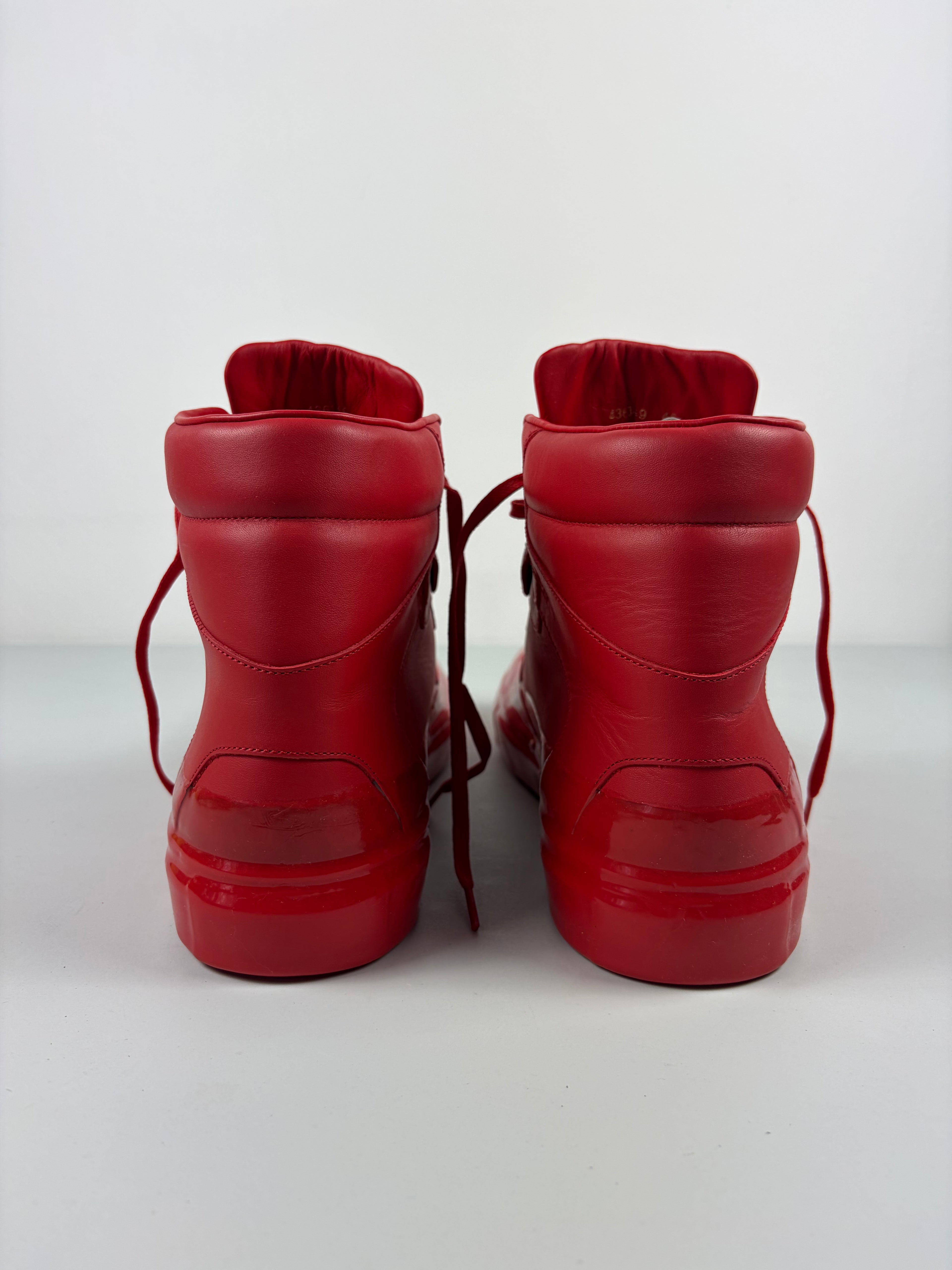 Balenciaga Multimatieries high tops - eu 45 / us12 - red