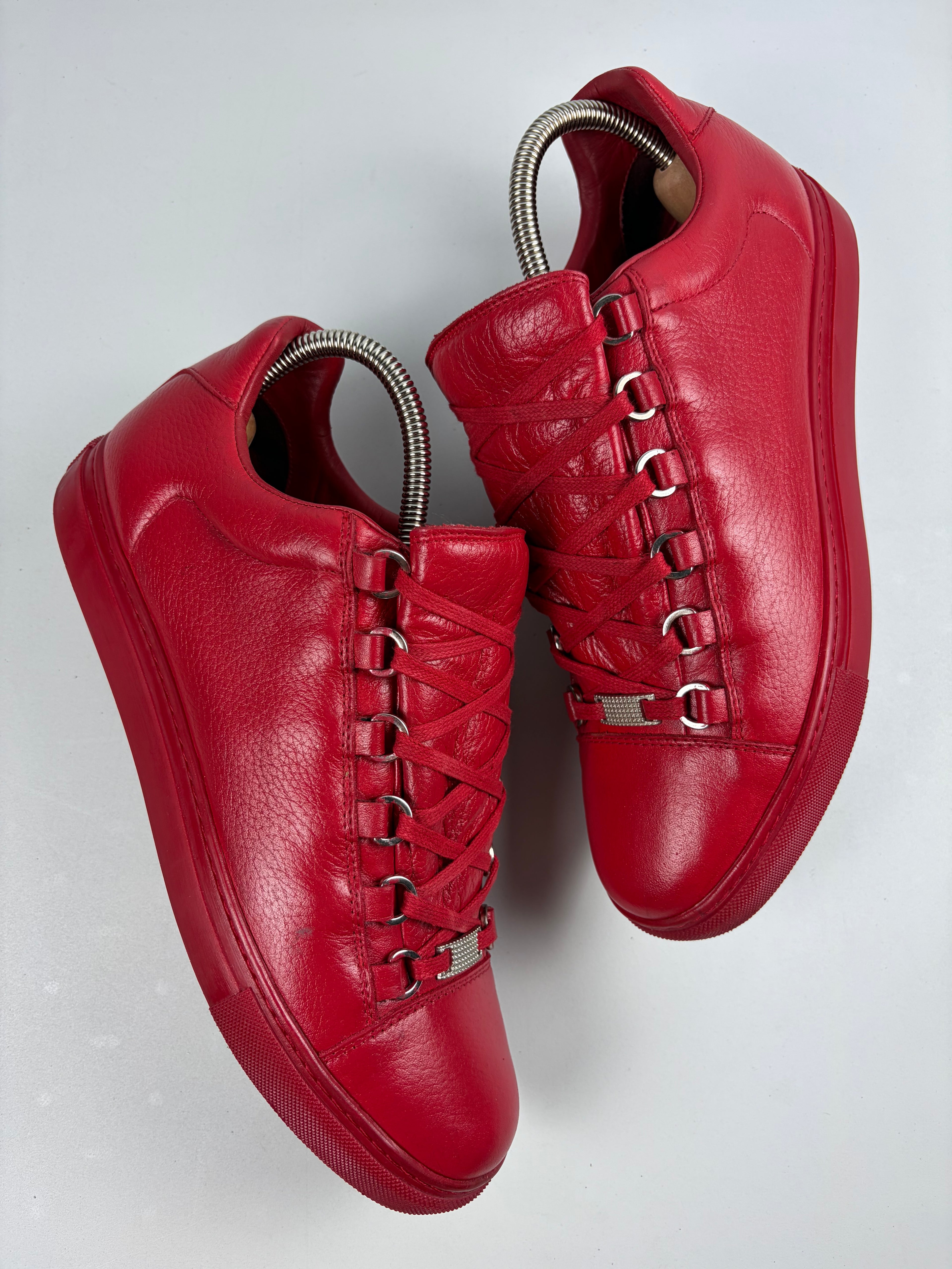 Balenciaga arena low - eu 40 / us 7 - red