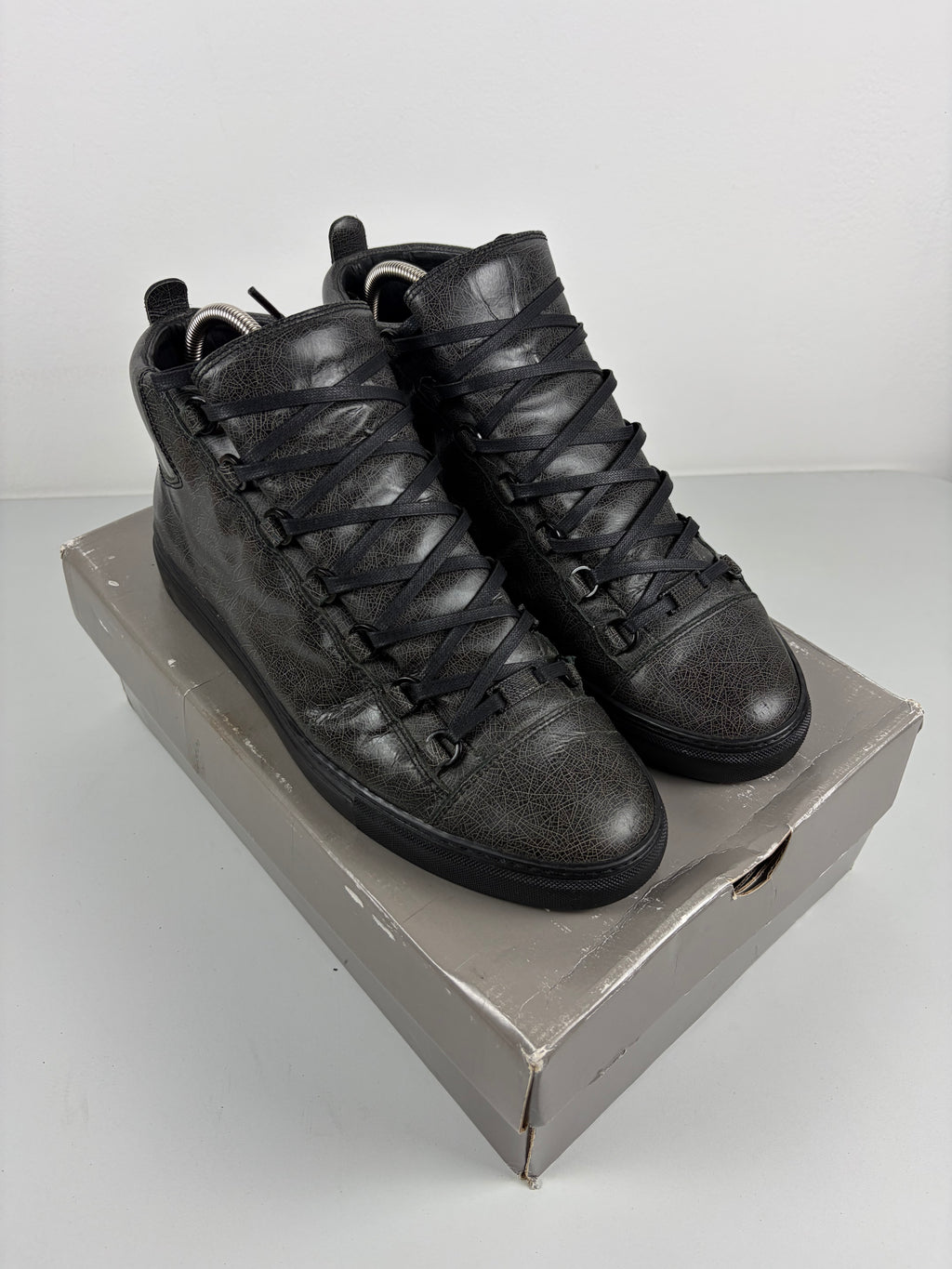 Balenciaga arena high tops - eu 44 / us 11 - brown