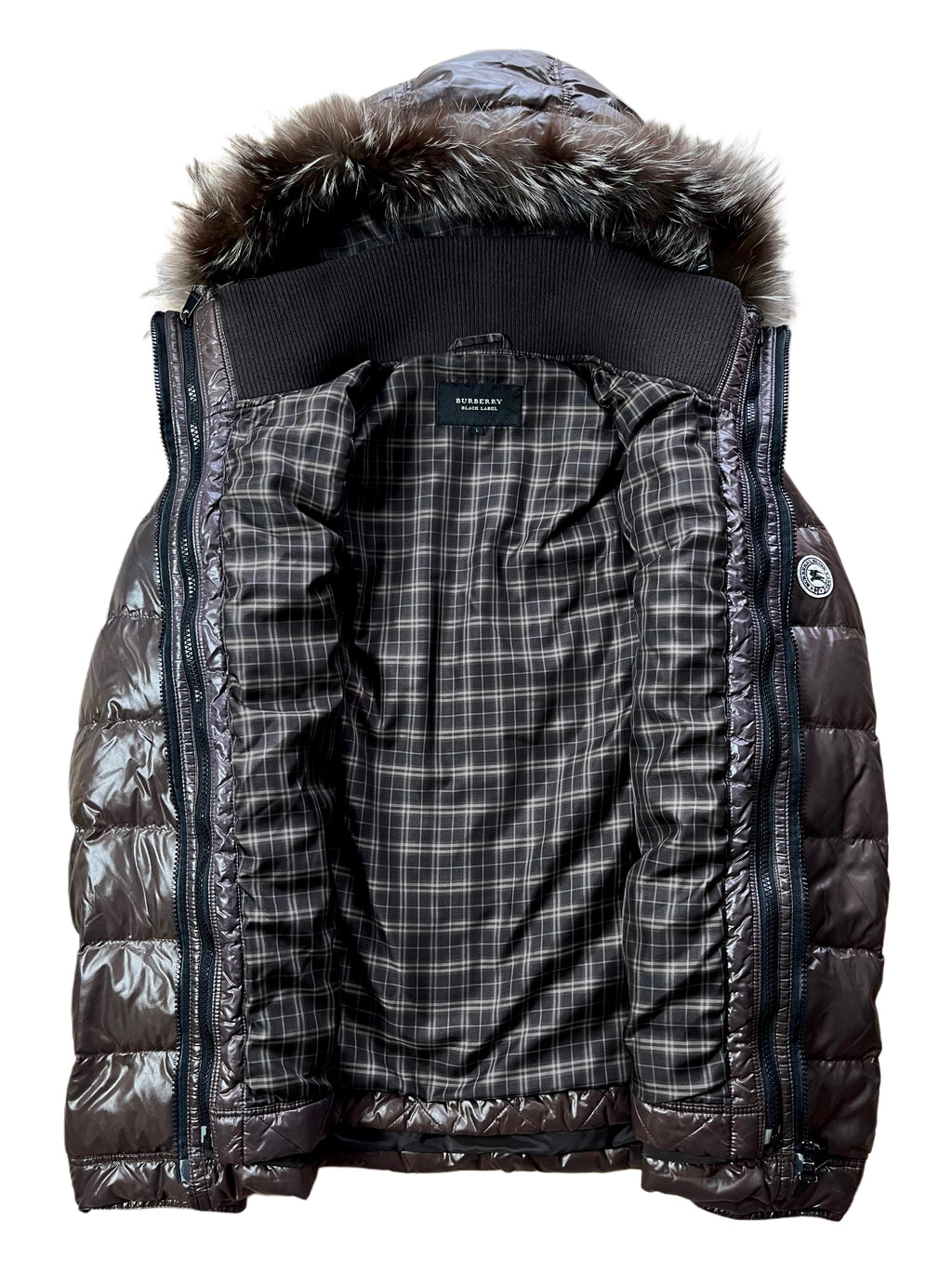 00’s BURBERRY made in Japan 2 in 1 down jacket (M/L) - brown