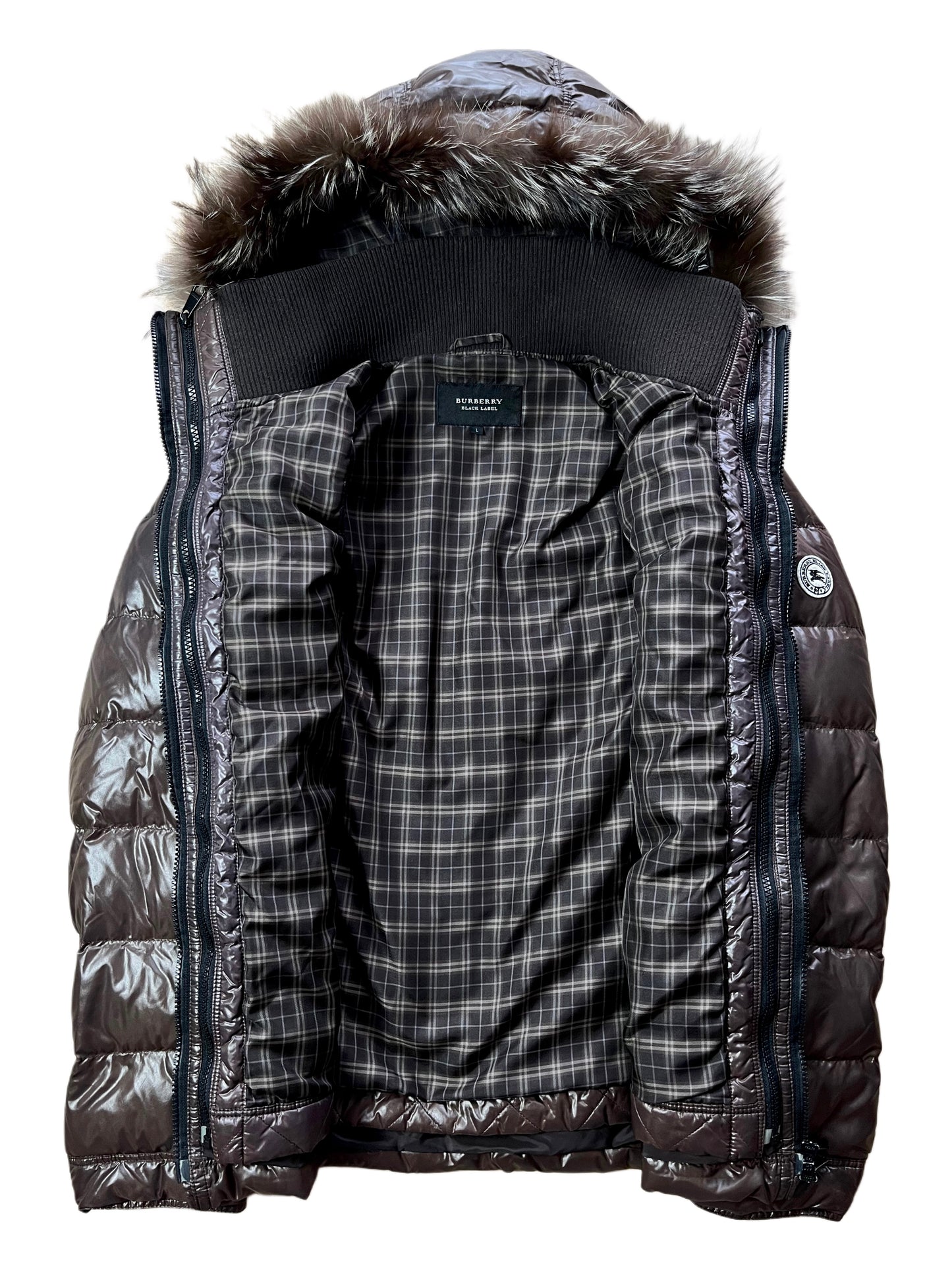 00’s BURBERRY made in Japan 2 in 1 down jacket (M/L) - brown