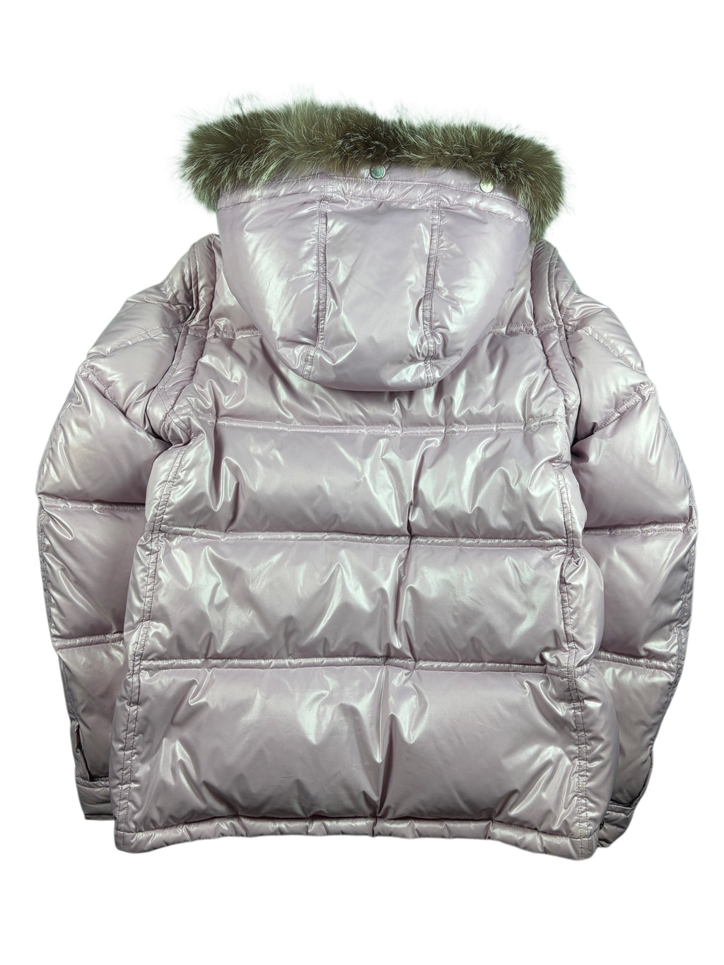 00’s BURBERRY Black Label real fur down jacket (LL) - pink