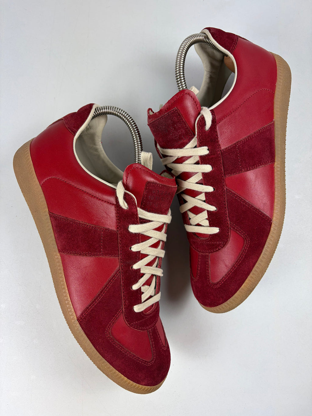 Maison Margiela Replica Red low gats - eu 42 / us 9 / uk 8 - red
