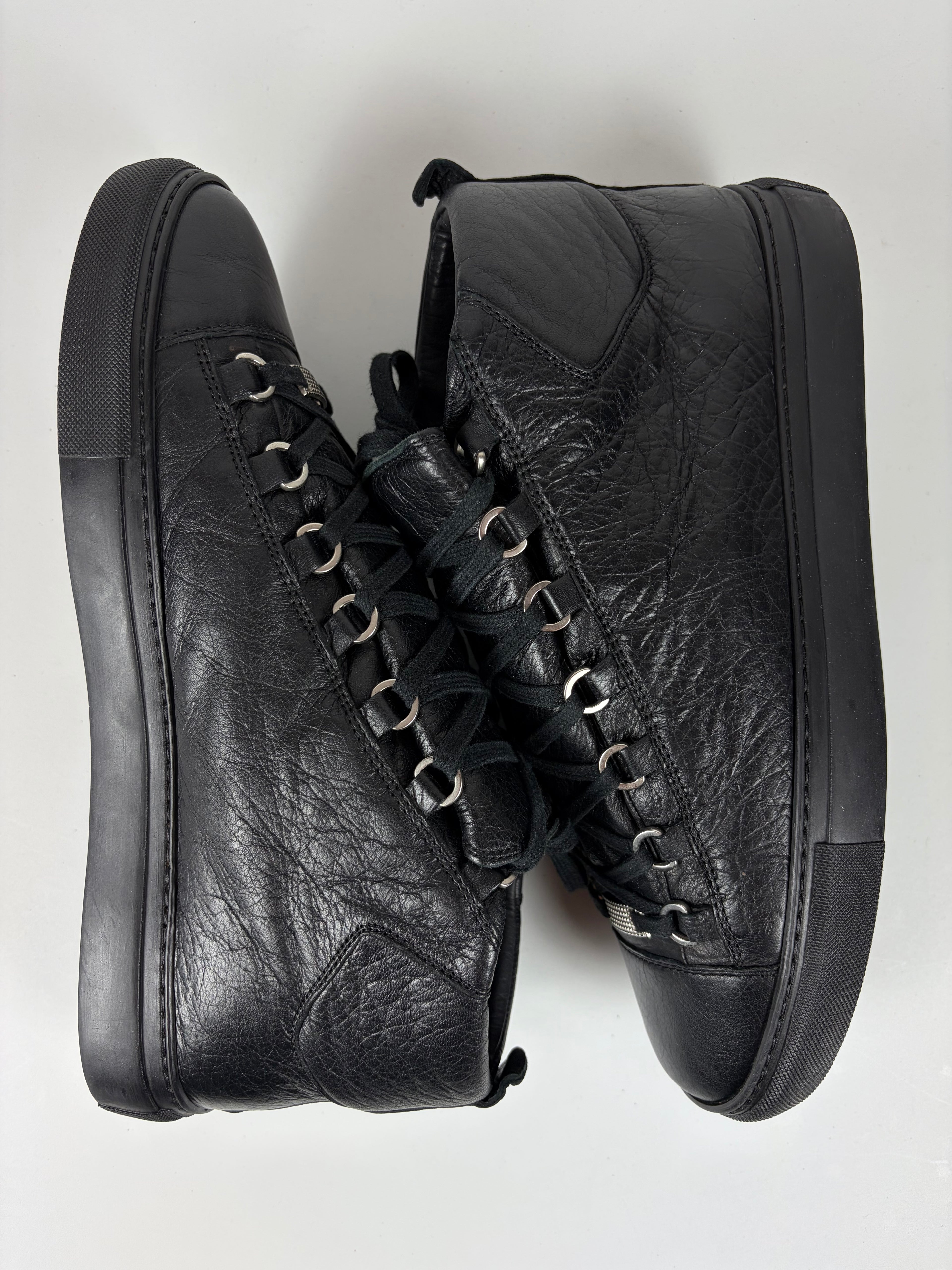 Balenciaga arena high tops - eu 43 - black