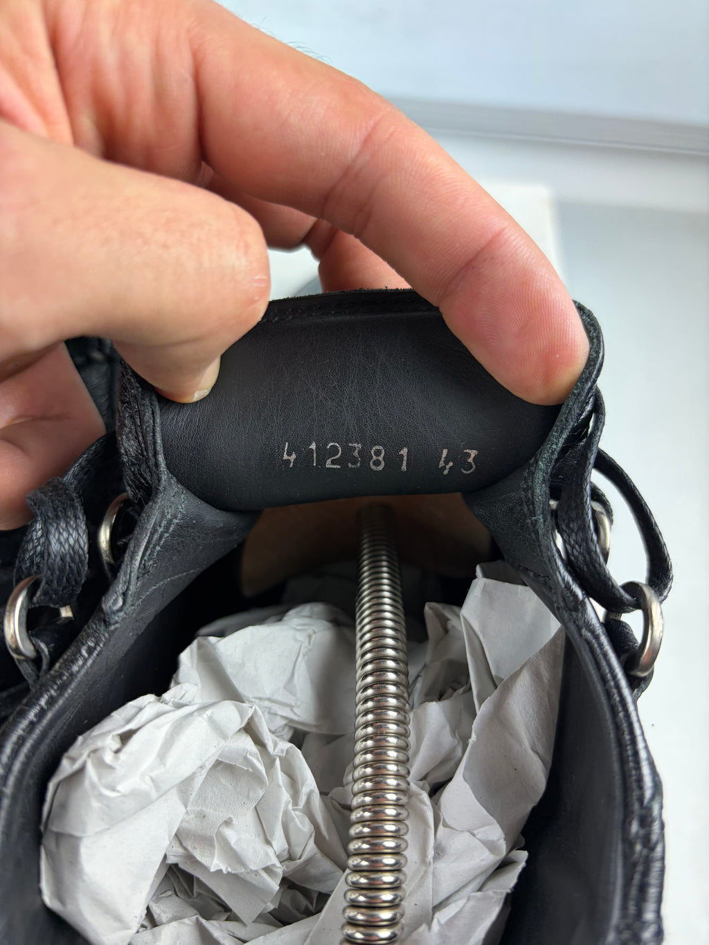 Balenciaga arena high tops - eu 43 / us 10 / uk 9.5 - black