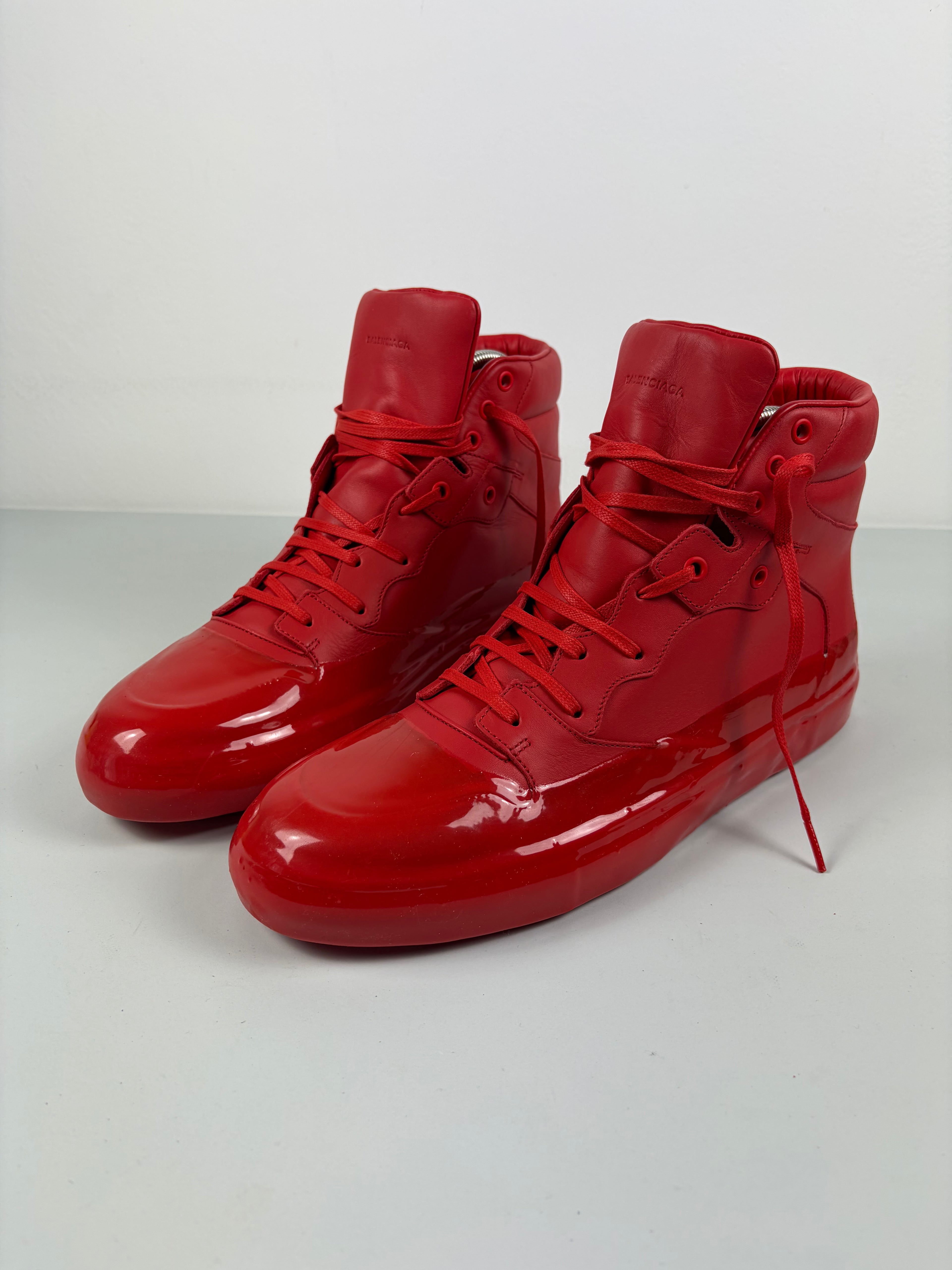 Balenciaga Multimatieries high tops - eu 45 / us12 - red