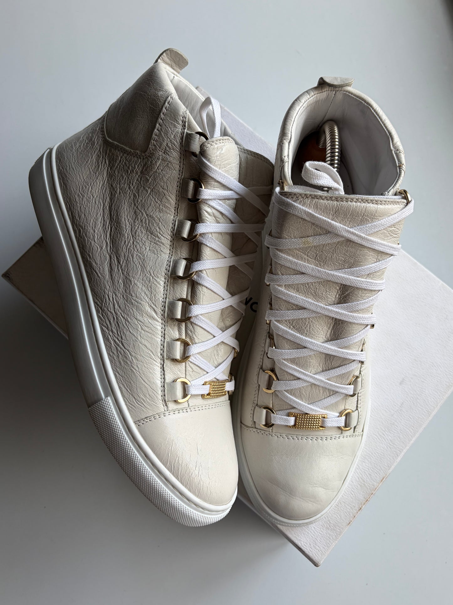 Balenciaga arena high tops - eu 41 - white