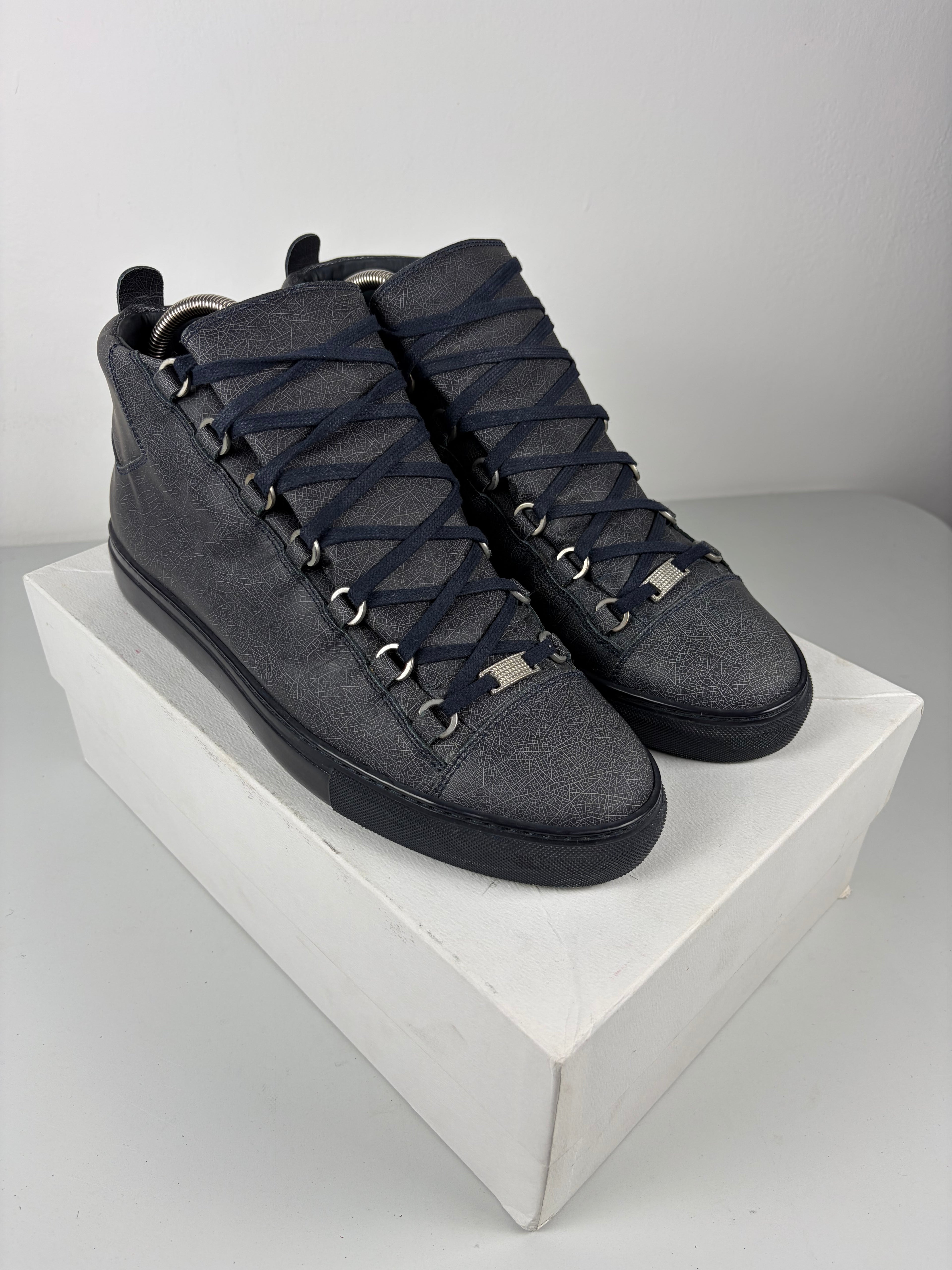 Balenciaga arena high tops - eu 45 - dark navy