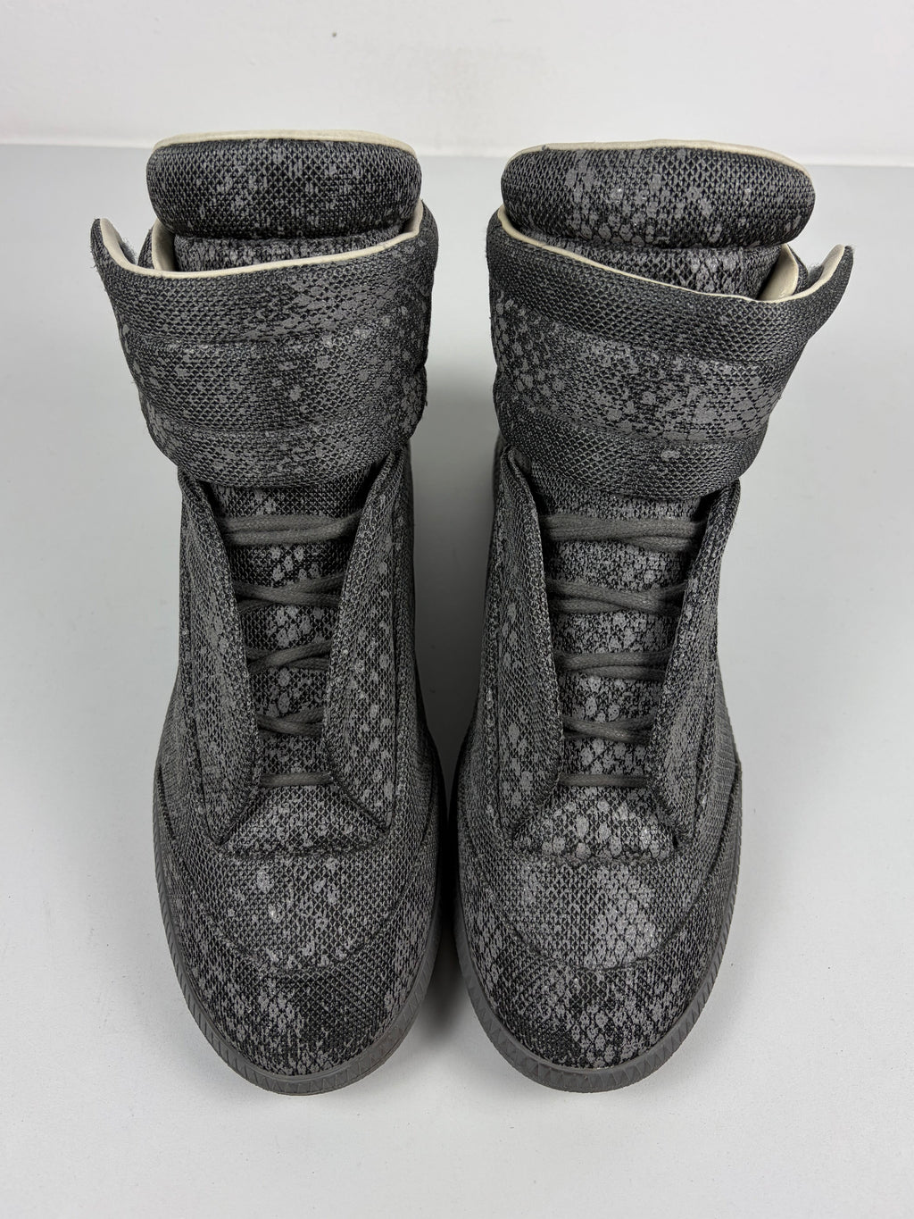 Maison Margiela Future ‘Reflective Python’ high tops - eu 42 / us 9