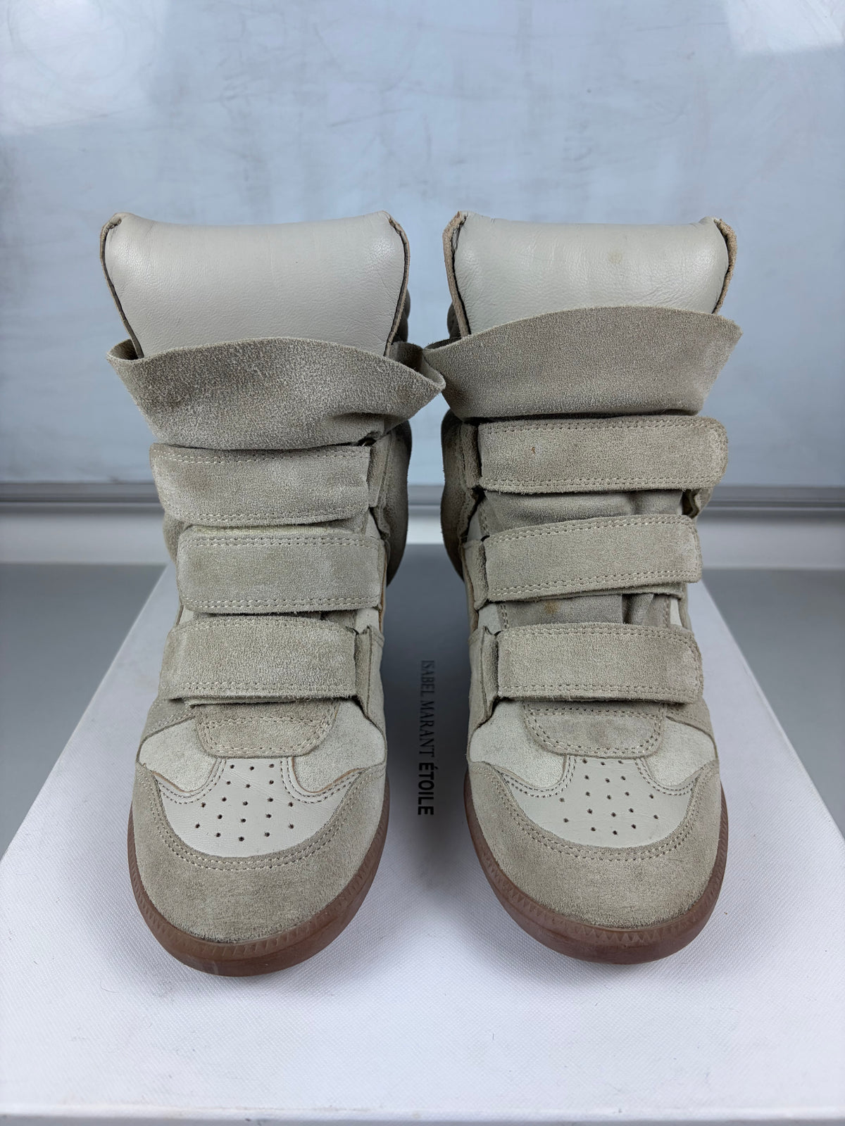 Isabel Marant Bekett wedge sneakers -  size - eu 37 / us 7 / uk 4