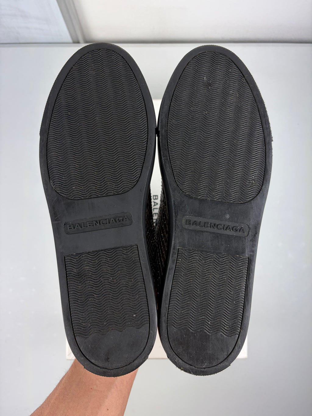 Balenciaga arena Python Skin high tops - eu 41 / us 9