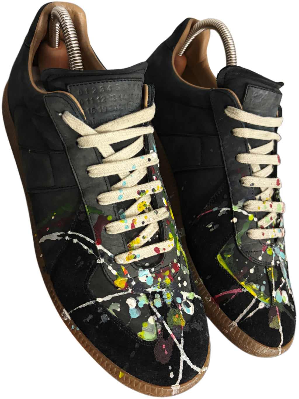 Maison Margiela Replica ‘Black Paintsplatter’ - eu 42 / us 9
