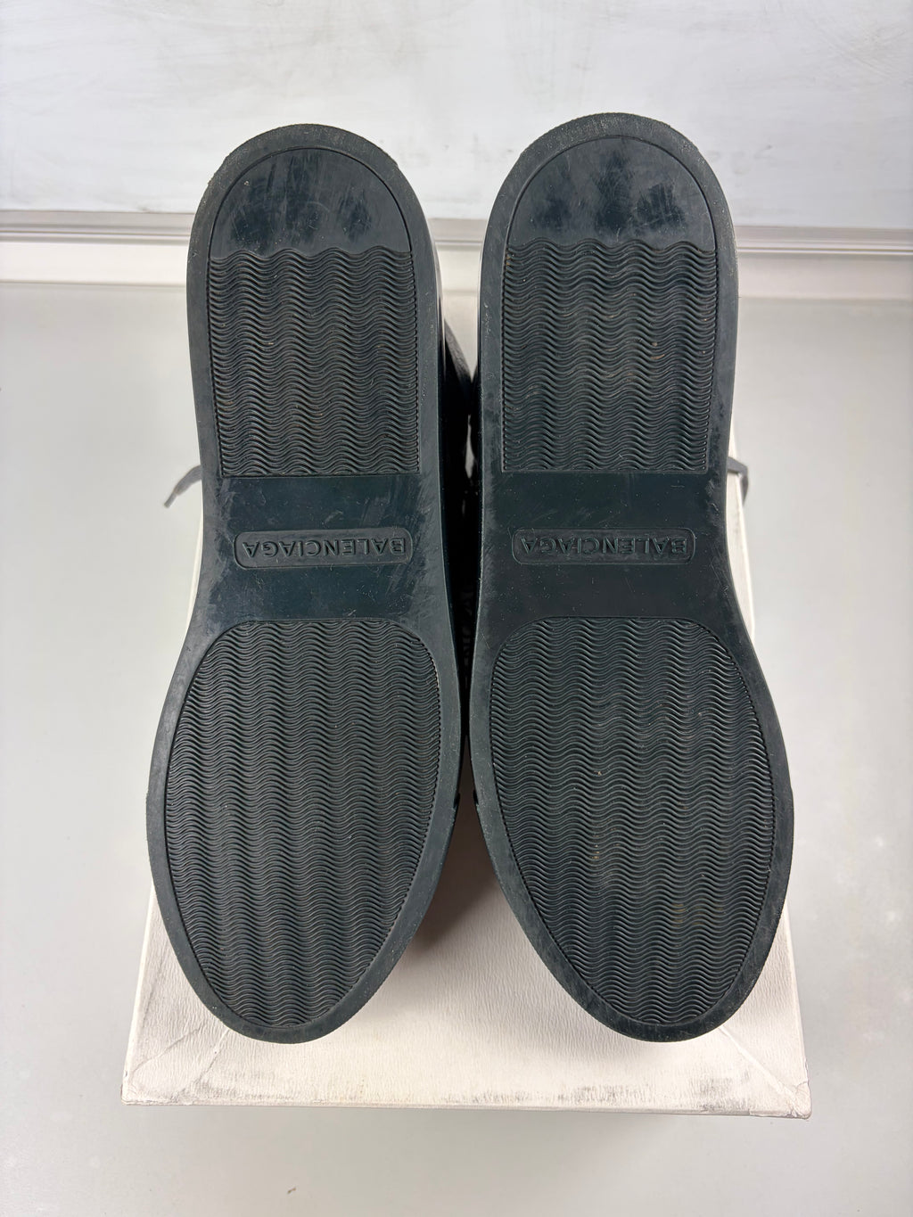 Balenciaga arena high tops - eu 43 / us 10 - navy blue