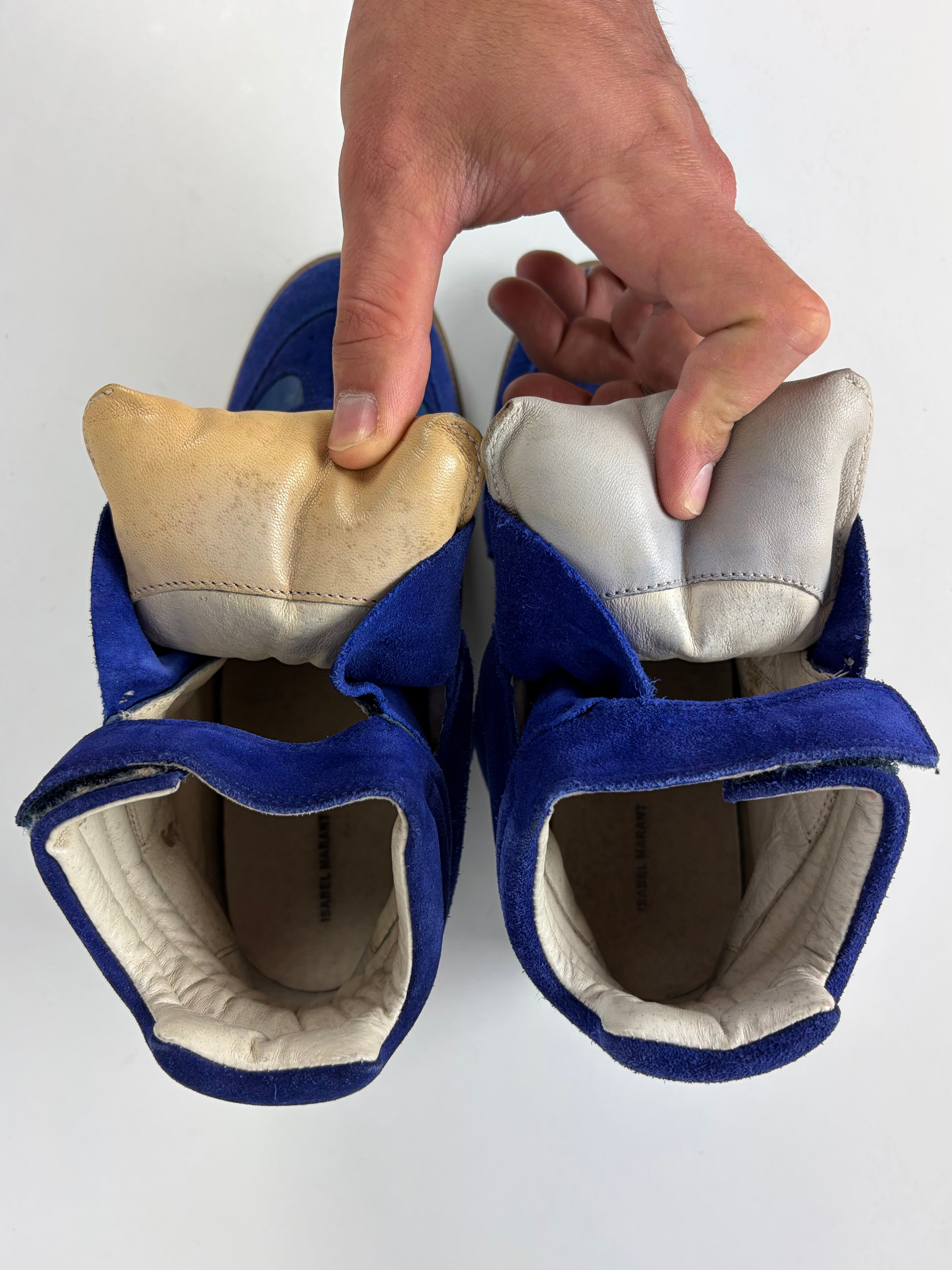 Isabel Marant Bekett wedge sneakers - eu 39 - blue