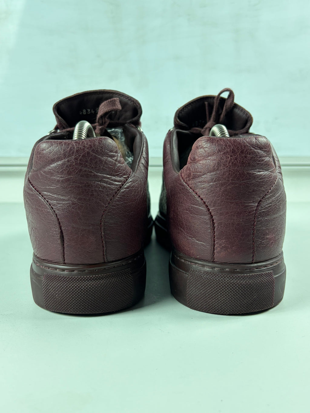 Balenciaga arena low - eu 43 / us 10 - burgundy