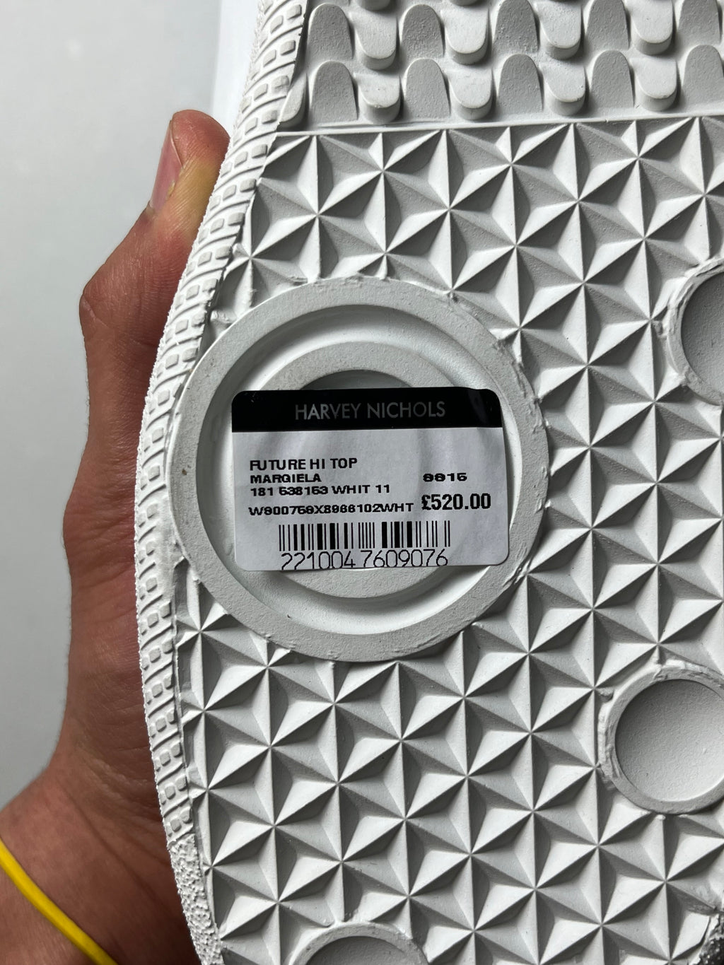 2015 deadstock Maison Margiela Future high top - Eu 45 - white