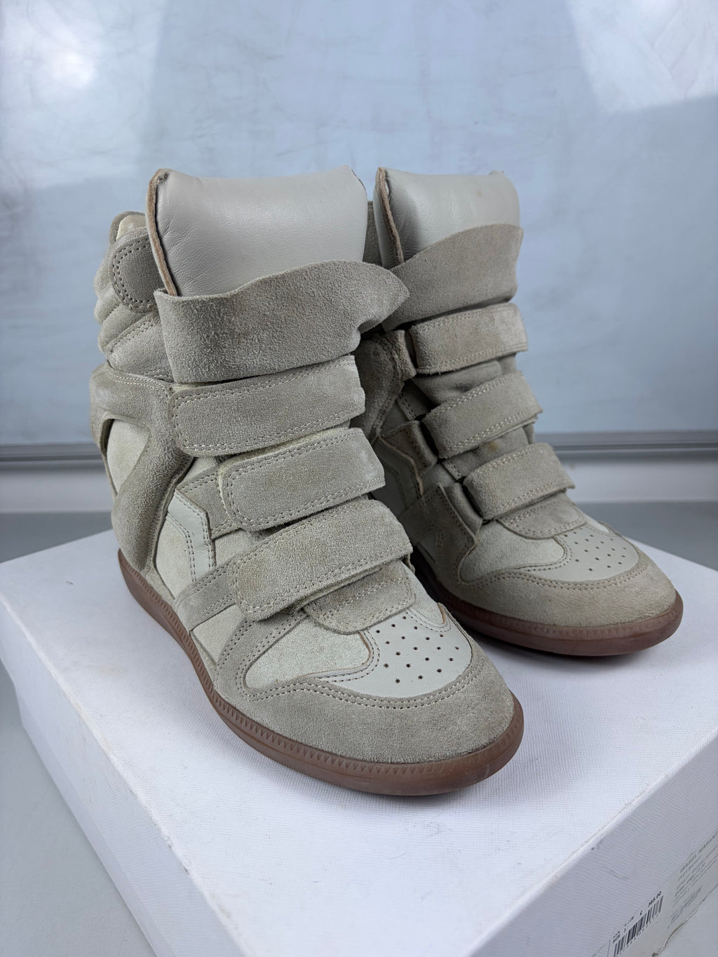 Isabel Marant Bekett wedge sneakers -  size - eu 37 / us 7 / uk 4