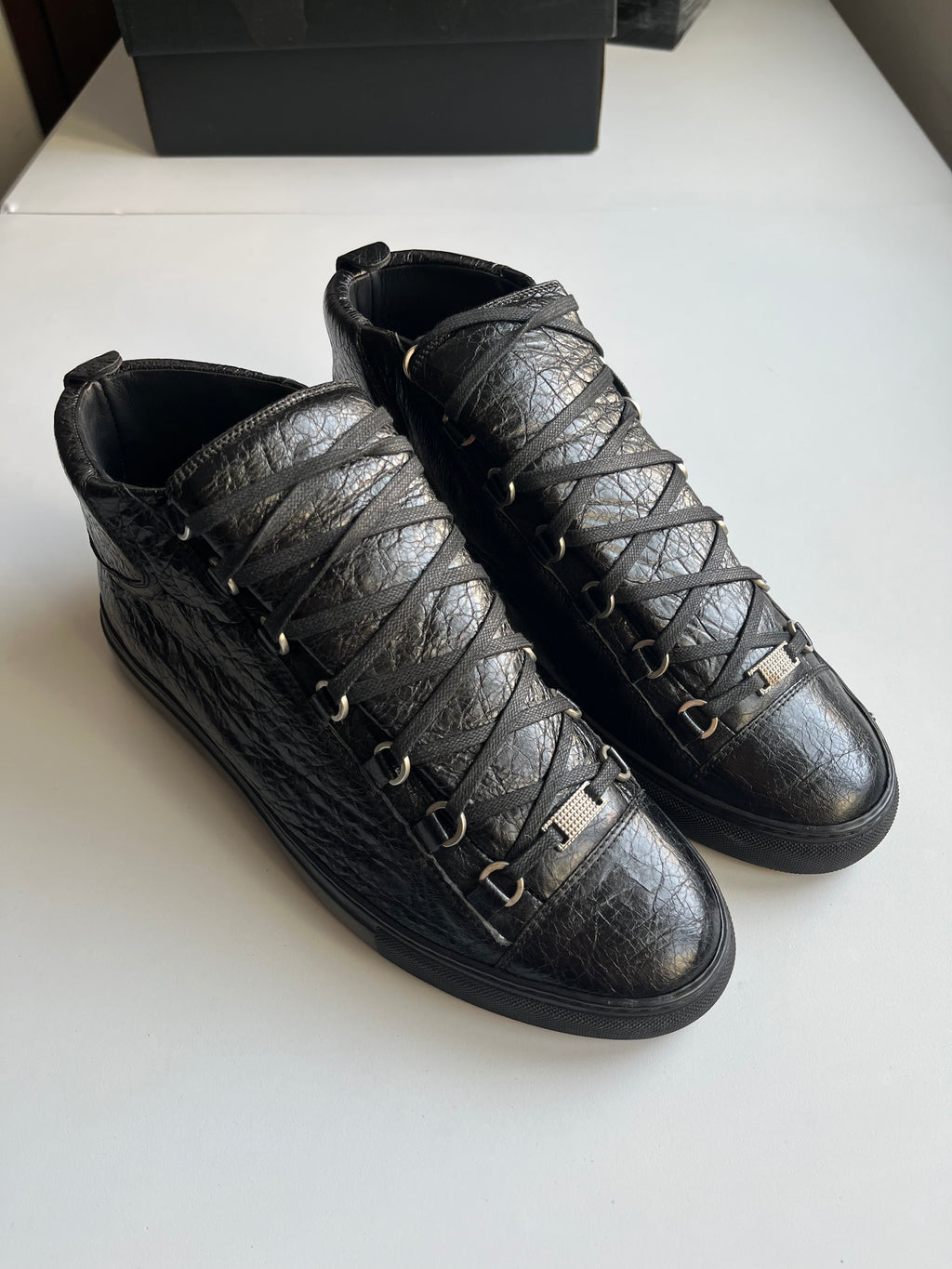 Balenciaga arena high top - eu 44 - black