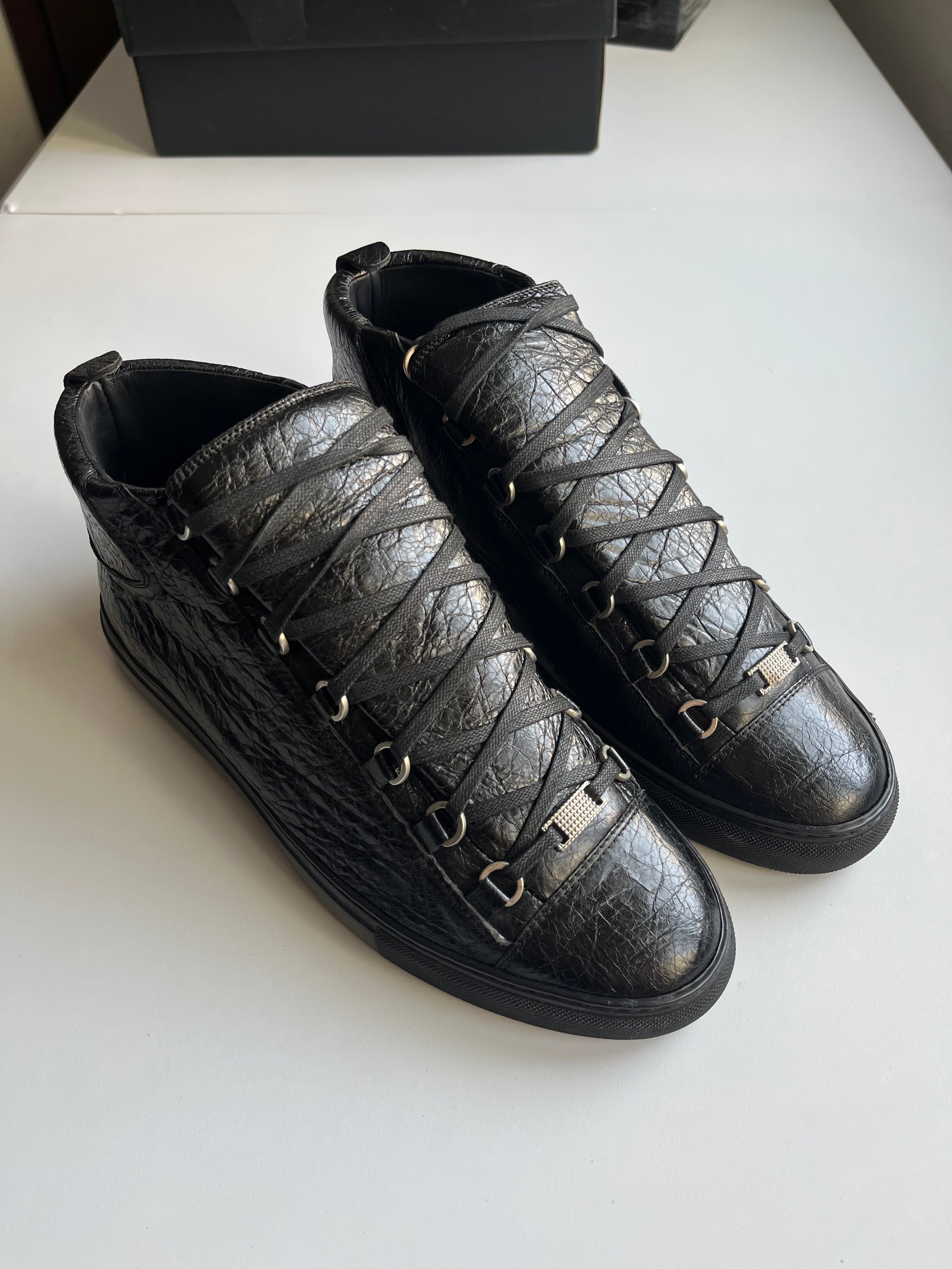 Balenciaga arena high top - eu 44 - black