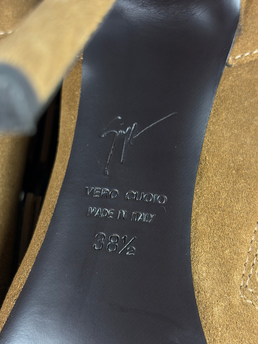 Giuseppe Zanotti suede ankle boots - eu 38.5 / us 8.5