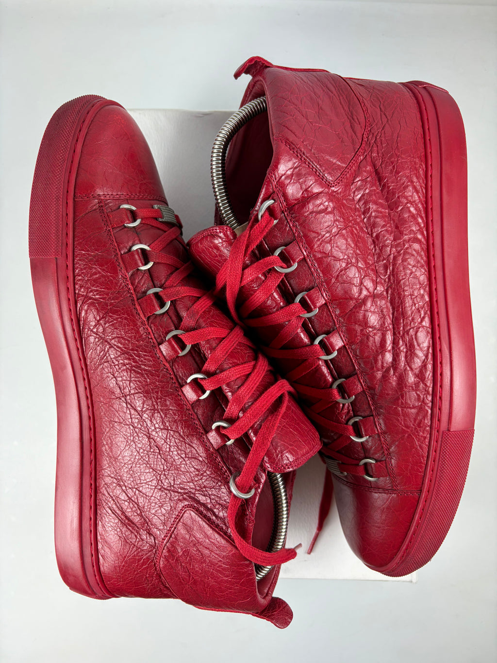 Balenciaga arena high tops - eu 46 / us 13 - red