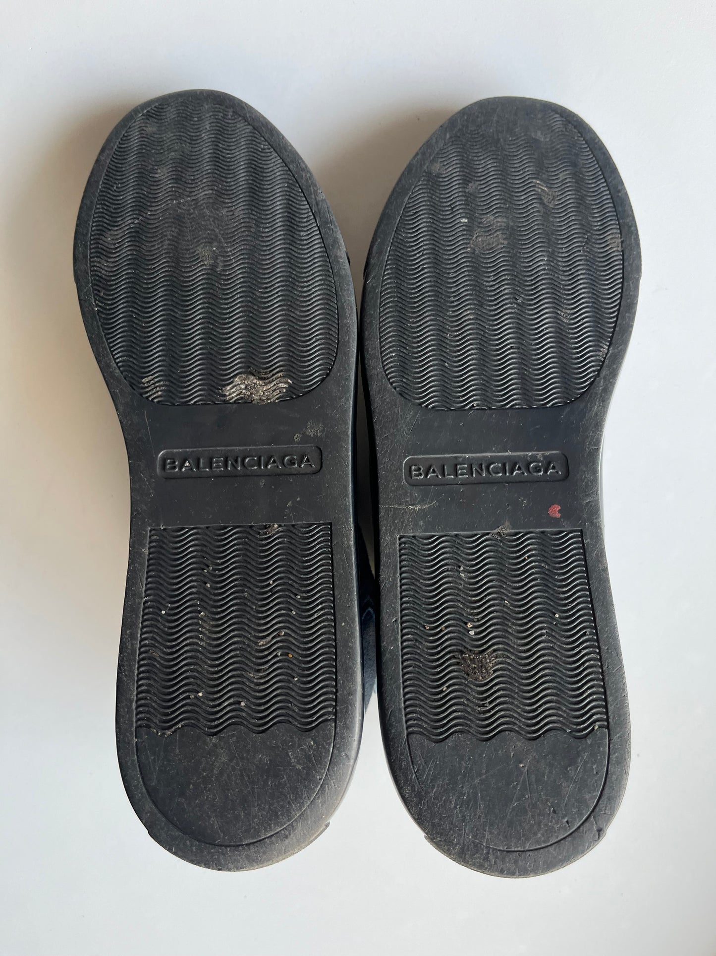 Balenciaga arena blue gradient high tops - eu 42 - blue