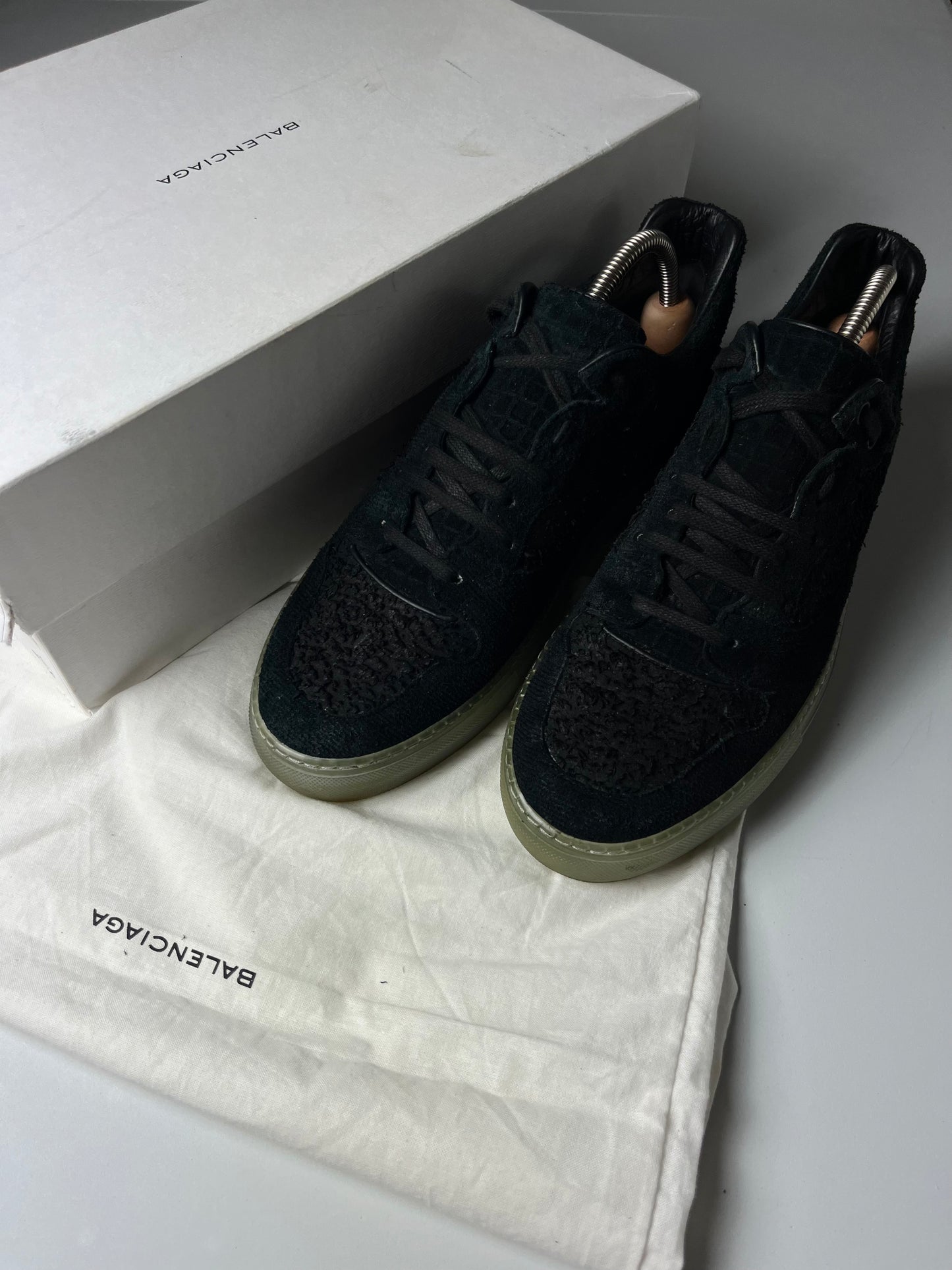 Balenciaga low Corduroy Distressed - EU 40 - black